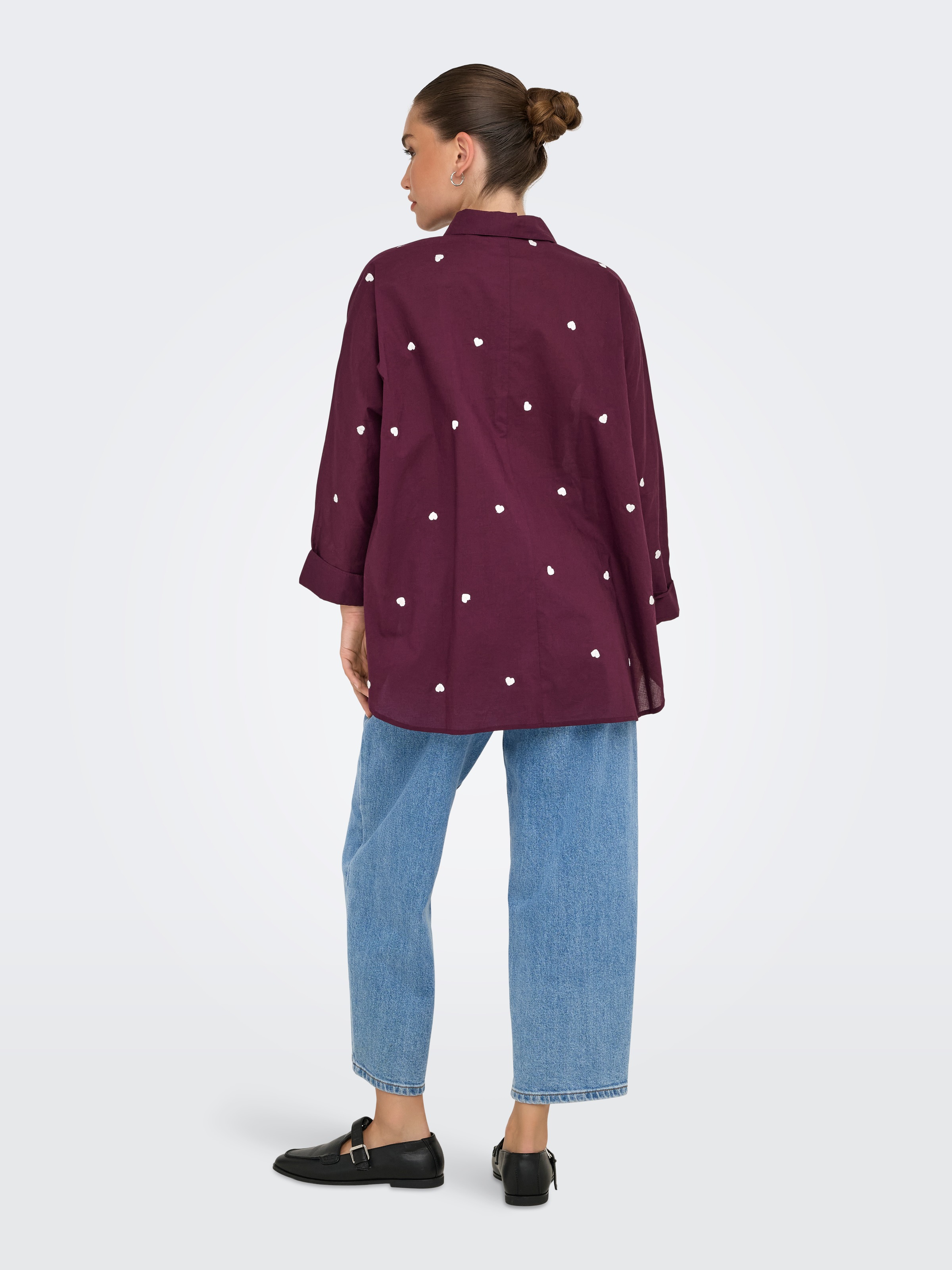 ONLY Hemdbluse »ONLNEW LINA GRACE LS EMB SHIRT NOOS WVN«