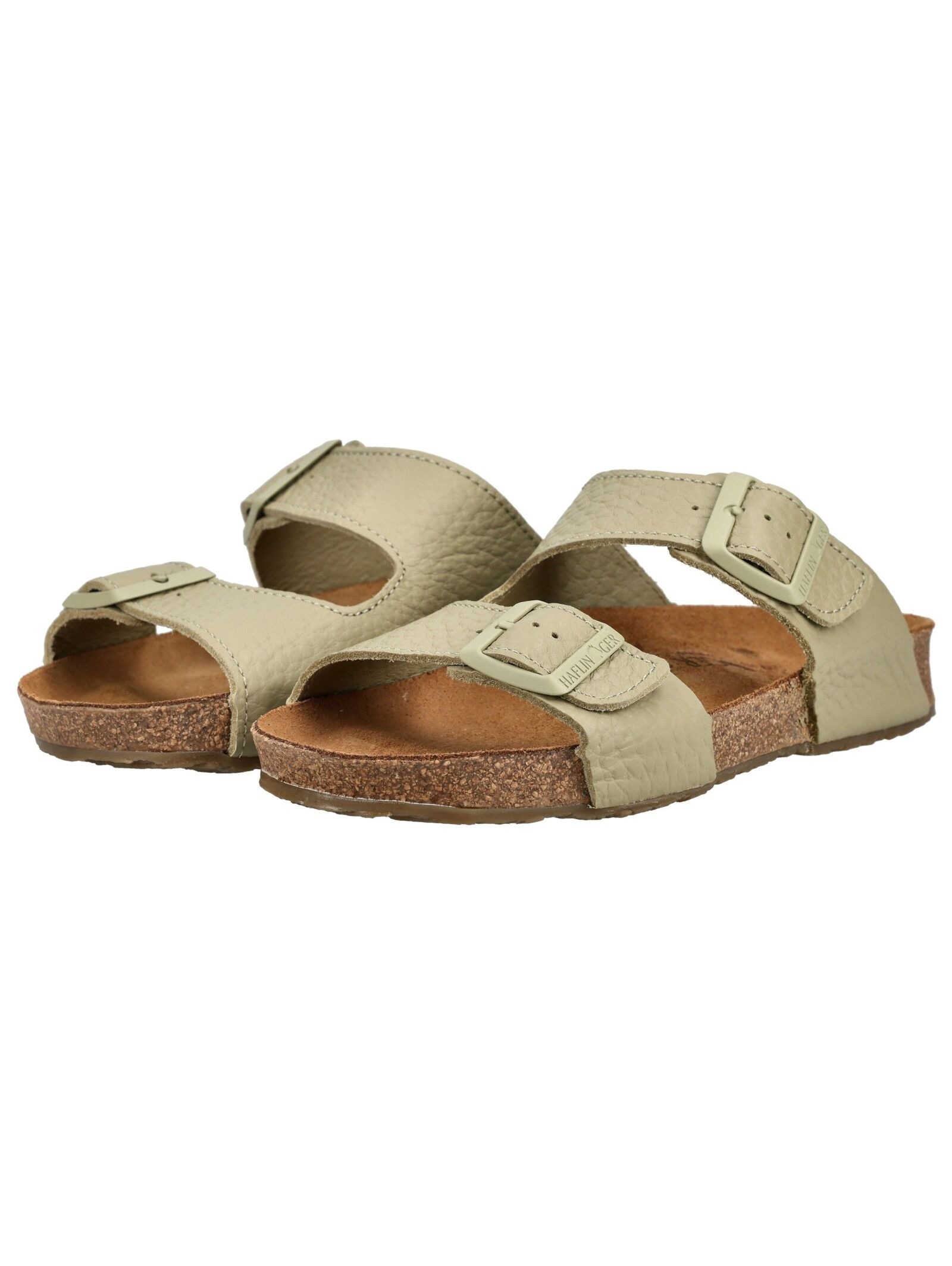 Haflinger Hausschuhe Leder Slipper Beige 39 3