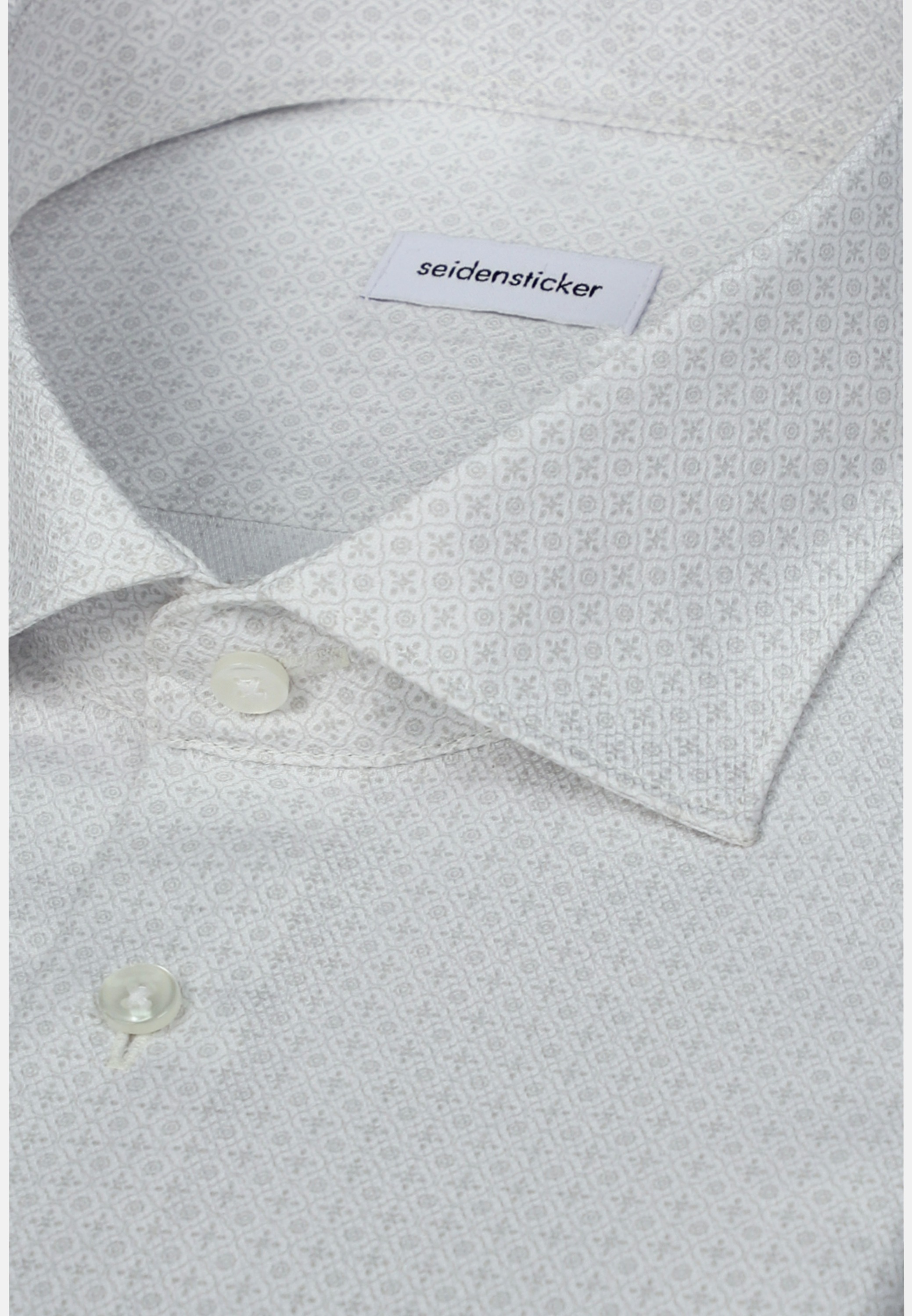seidensticker Businesshemd »Schwarze Rose« Shaped 1/1 Kentkragen Druck