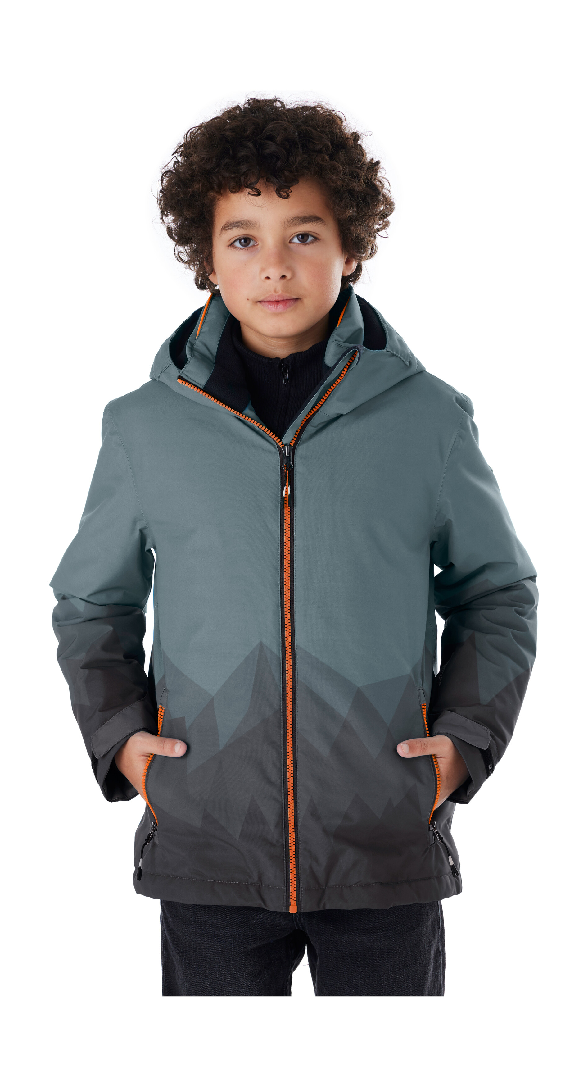 Killtec Skijacke "KSW 383 BYS SKI JCKT" Wasser- und winddichte Skijacke mit verstellbarer Kapuze