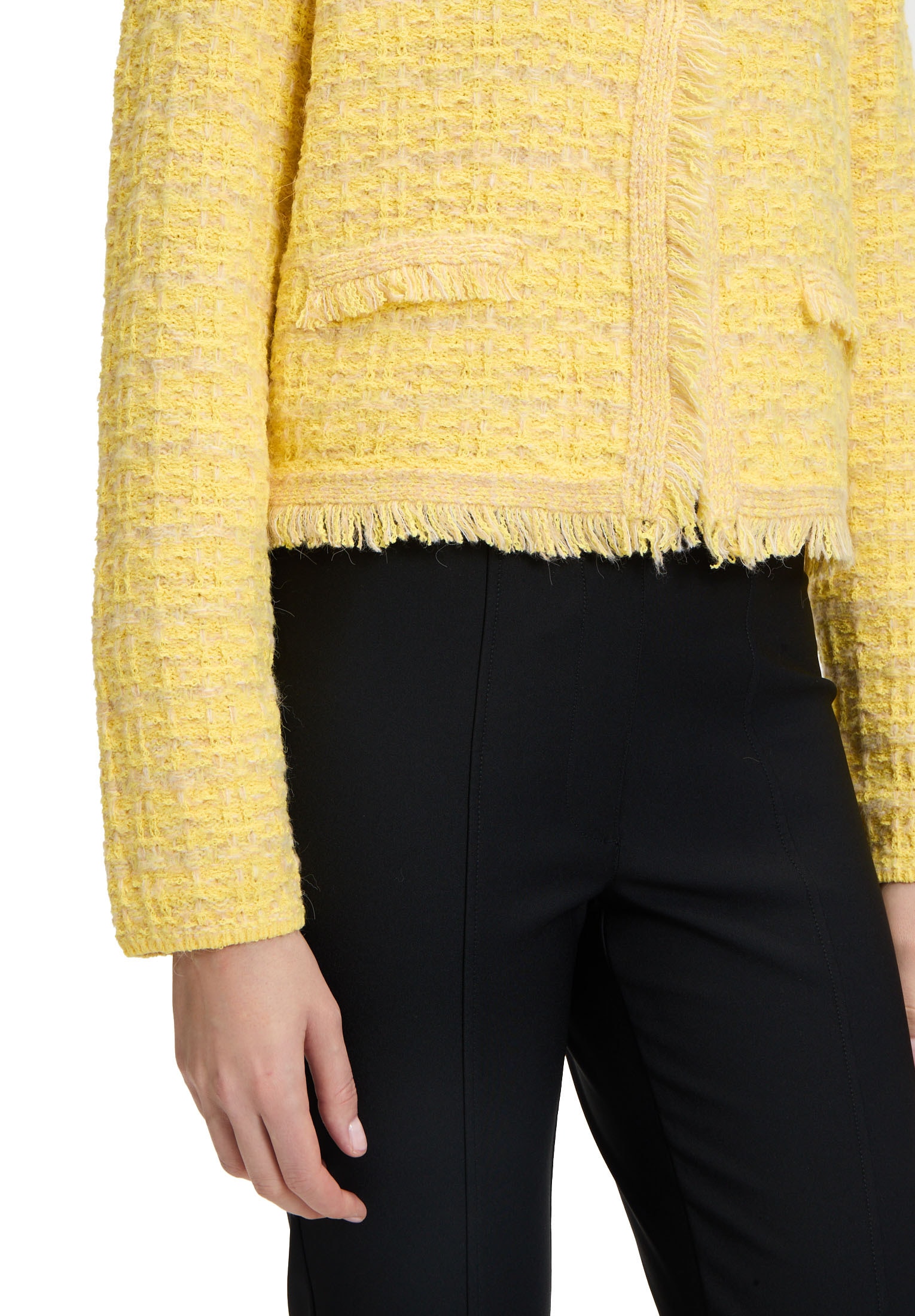 Betty Barclay Strickjacke »Betty Barclay Damen Strick-Cardigan mit Fransen«, Taschen