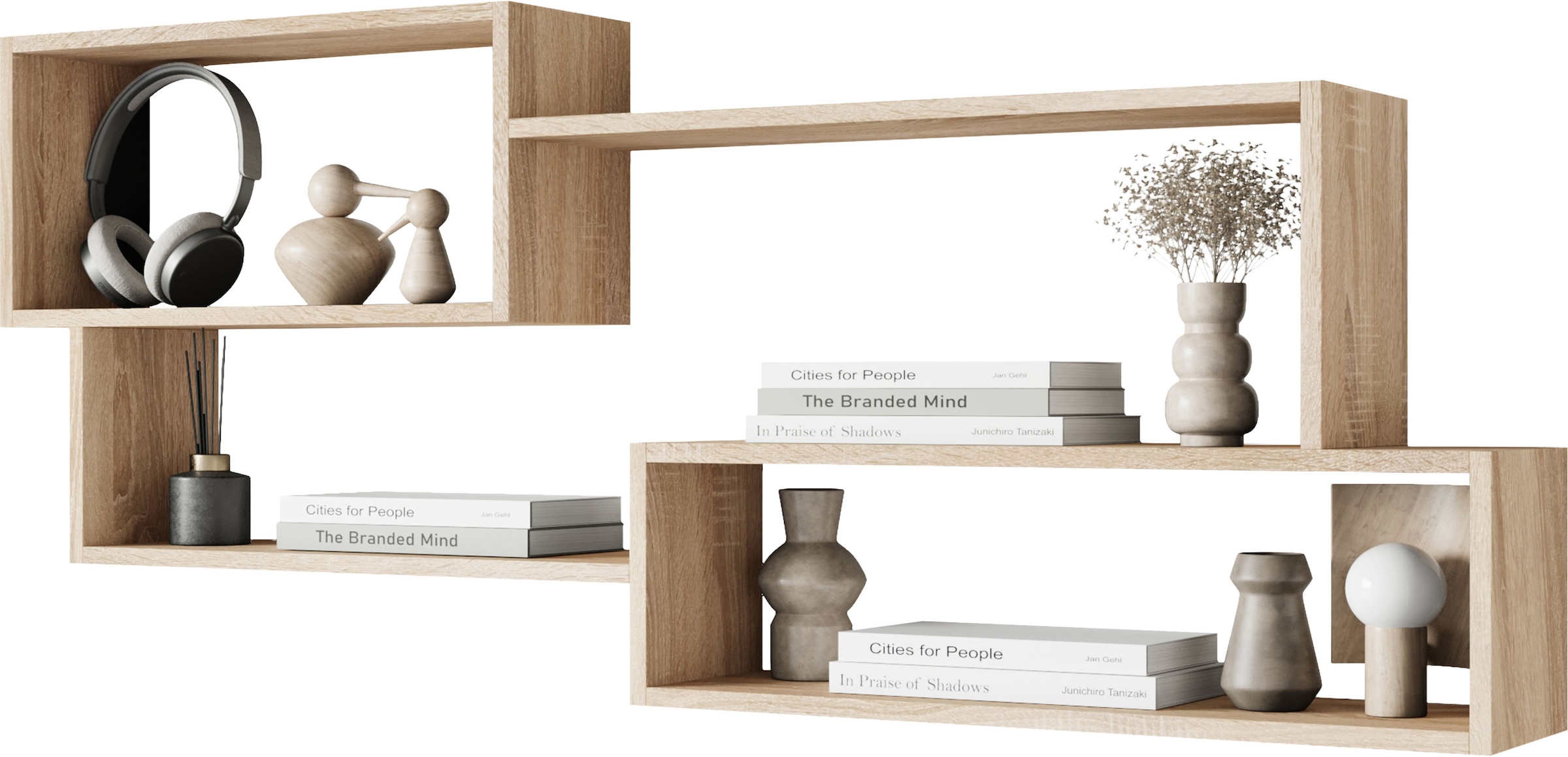 INOSIGN Wandboard "Wandregal Trio" 1 Stk. tlg. Ideal als Bücherregal, Dekor günstig online kaufen