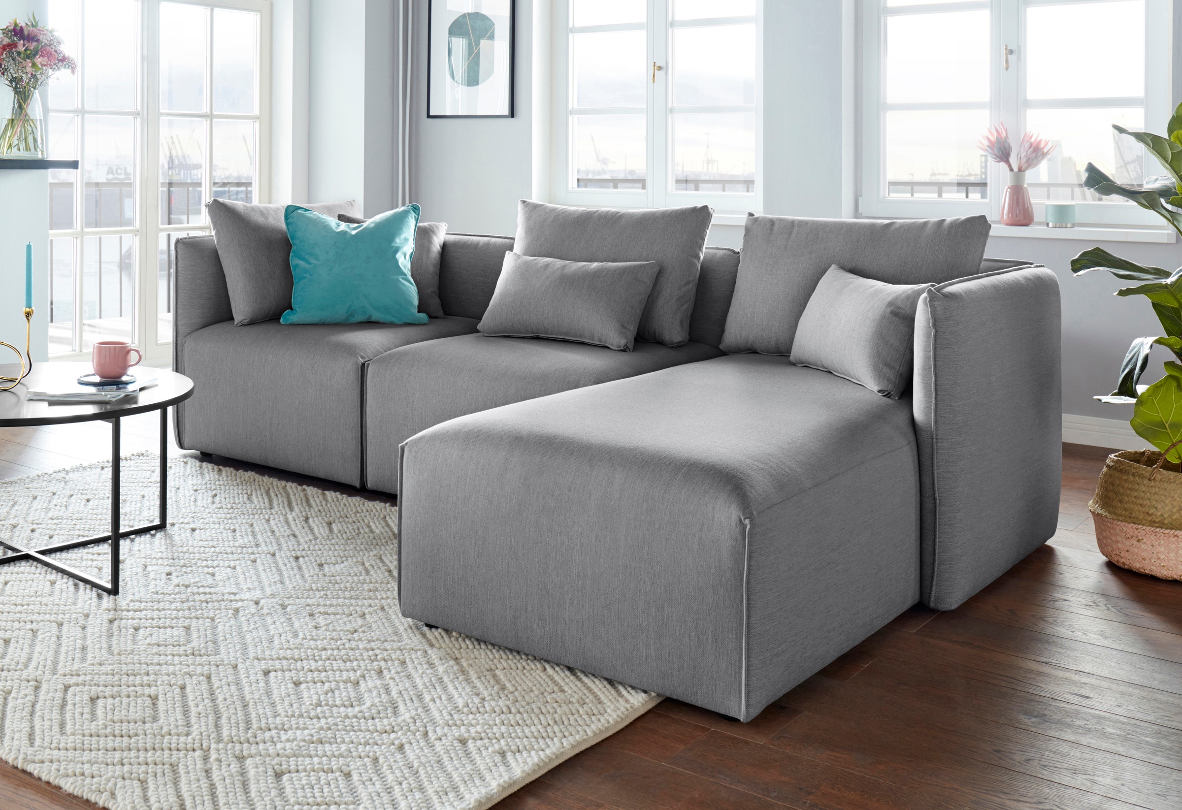 OTTO home Ecksofa "Nöre L-Form" 3 Teile, in vielen Bezugsqualitäten und Far günstig online kaufen