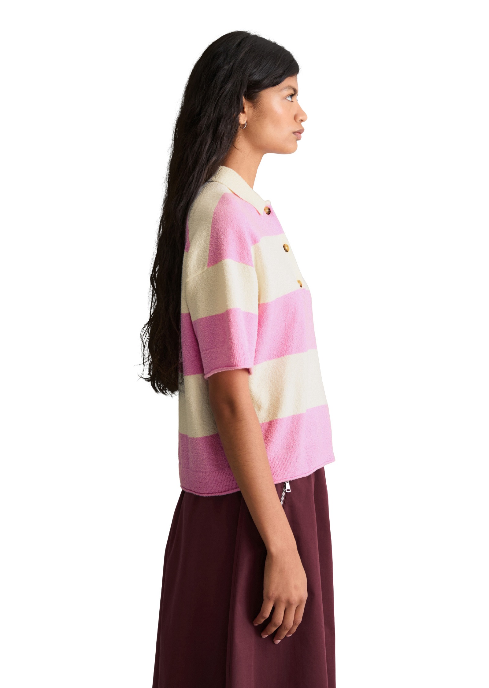 Marc O'Polo DENIM Poloshirt »aus Crinkled Organic Cotton-Mix«