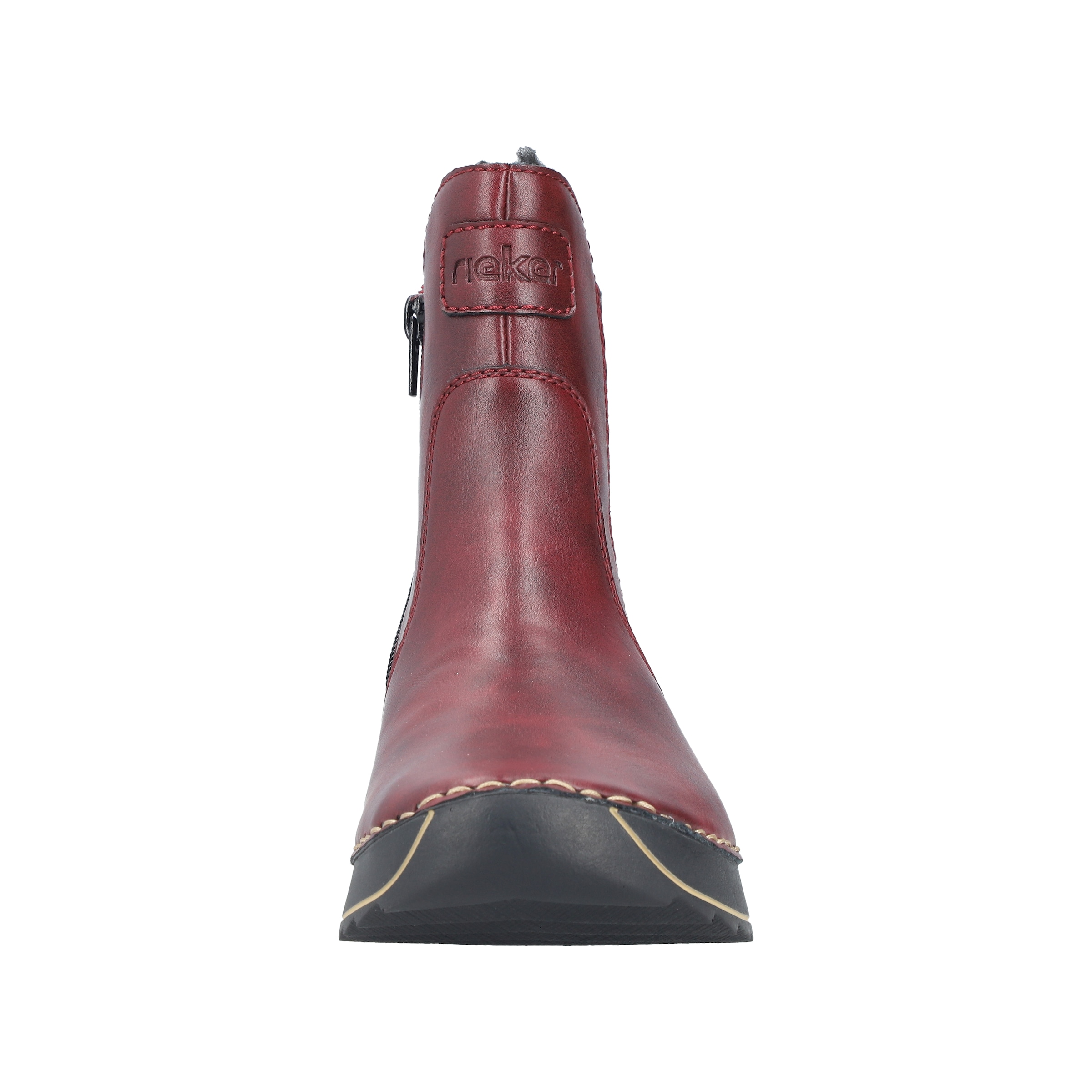 Rieker Winterboots  Keilboots, Stiefelette mit Profilsohle und Stretcheinsatz
