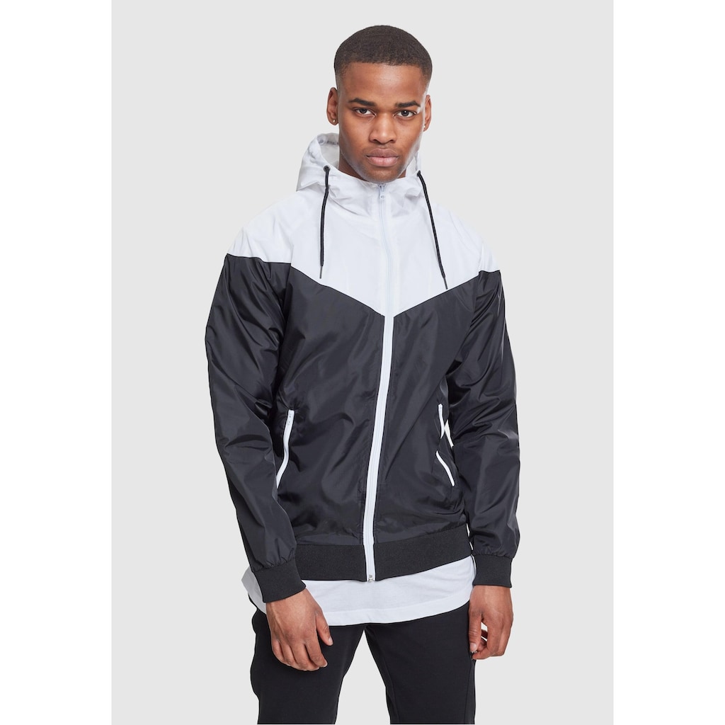 URBAN CLASSICS Windbreaker »Urban Classics Herren Arrow Windrunner«, (1 St.), mit Kapuze