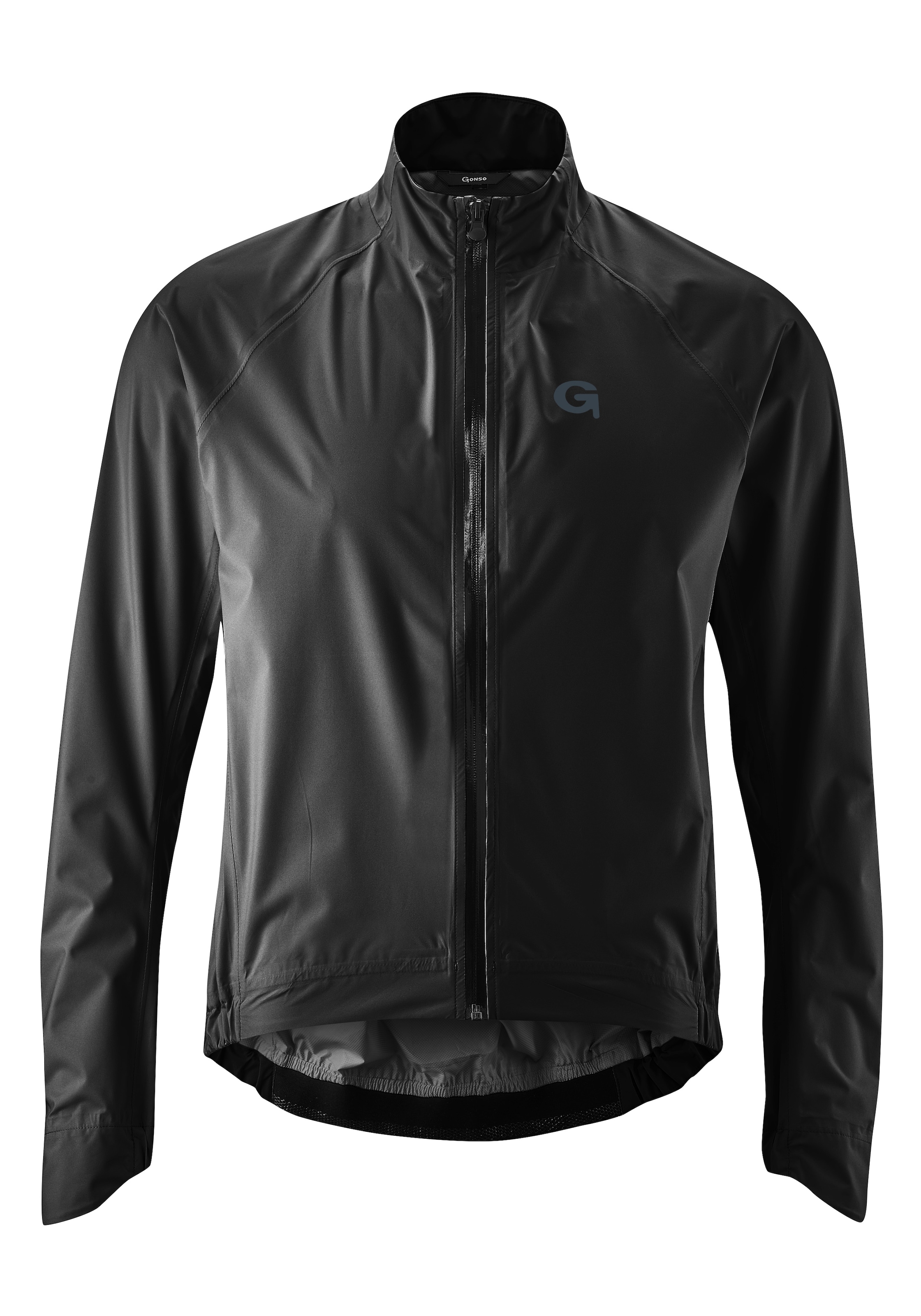 Gonso Fahrradjacke "SAVE JACKET ROAD M", Herren Radjacke, wasserdichte Rennrad-Regenjacke mit Rückentasche