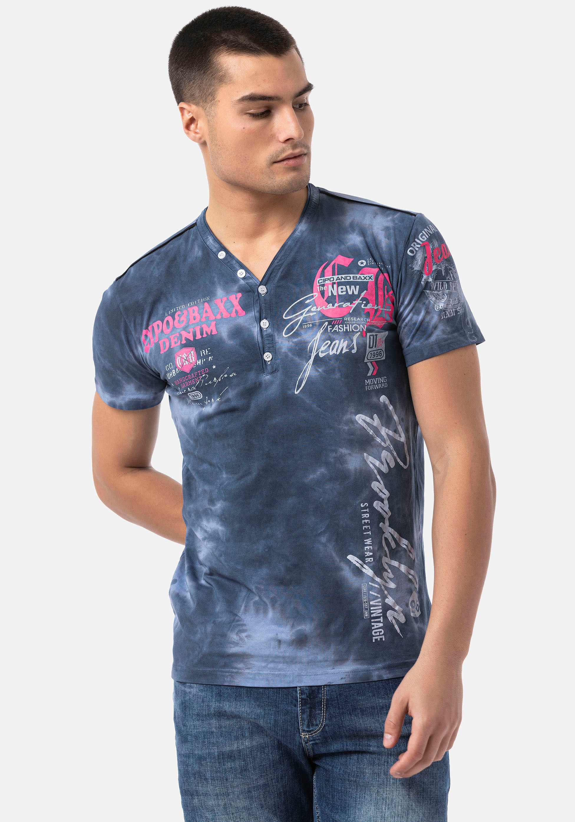 Cipo & Baxx Kurzarmshirt