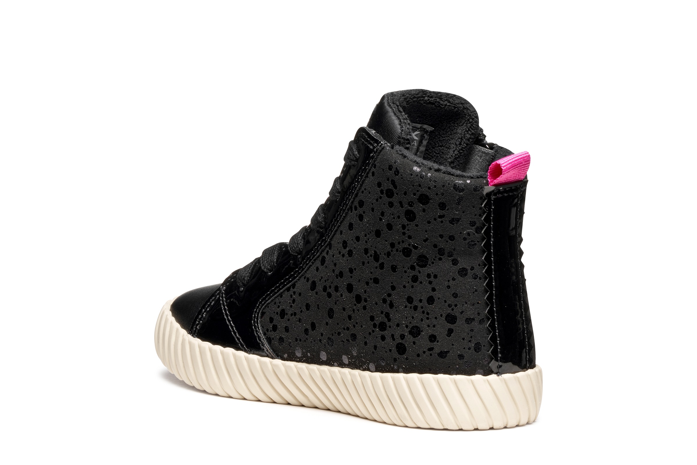 Geox Sneaker »J MIRROLESS GIRL«, Schnürboots mit Warmfutter, Größenschablone zum Download