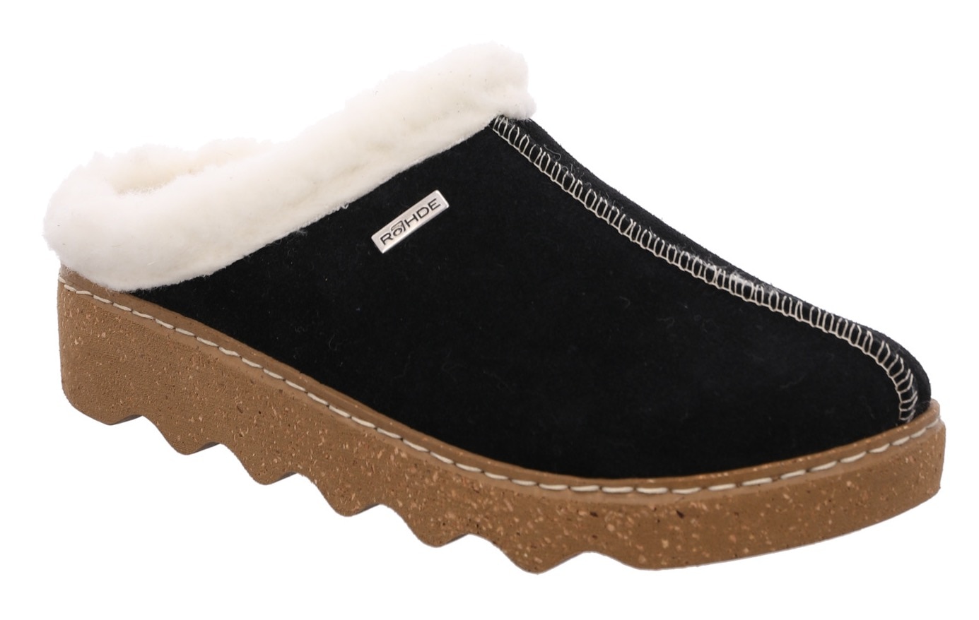 Rohde Pantoffel "FOGGIA-D", Hausschuh, Clog mit herausnehmbarer Innensohle günstig online kaufen