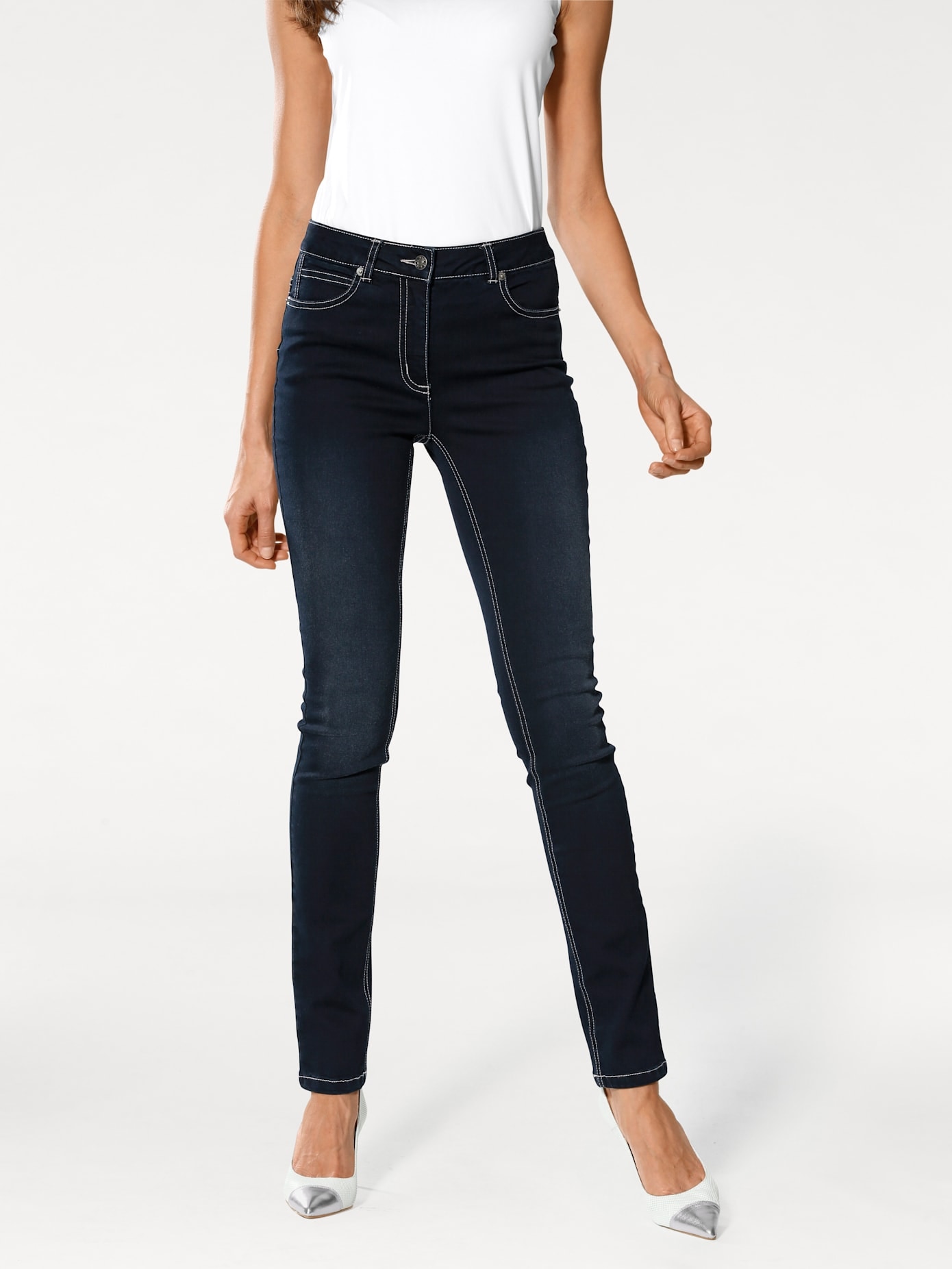 Stretch-Jeans, (1 tlg.)