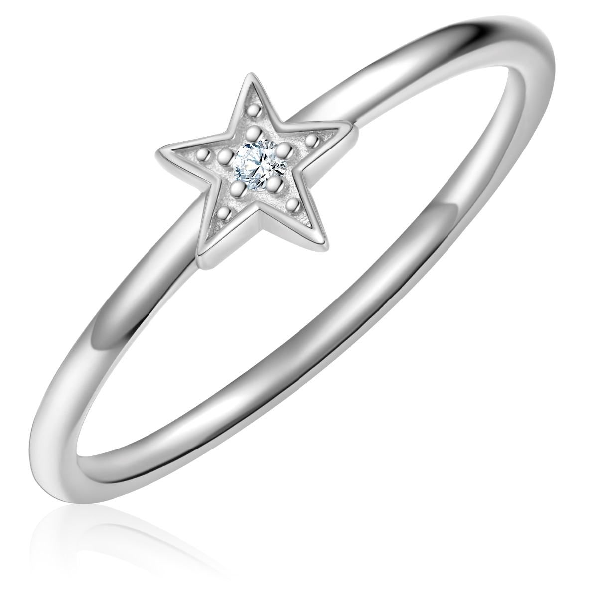 Glanzstücke München Silberring »GSM2218« aus Sterling Silber