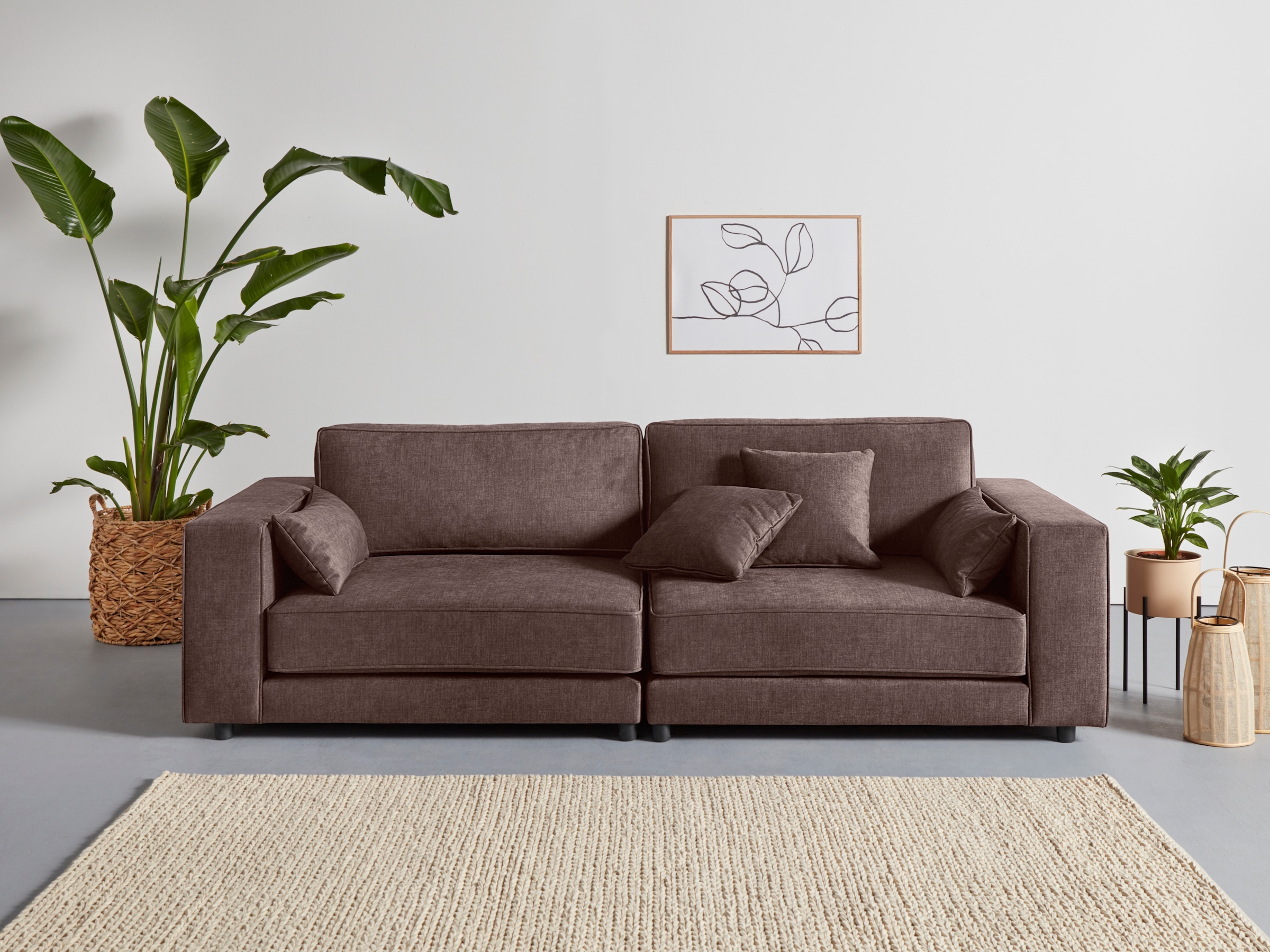 OTTO products 3-Sitzer "Grenette", Modulsofa, im Baumwoll-/Leinenmix oder aus recycelten Stoffen