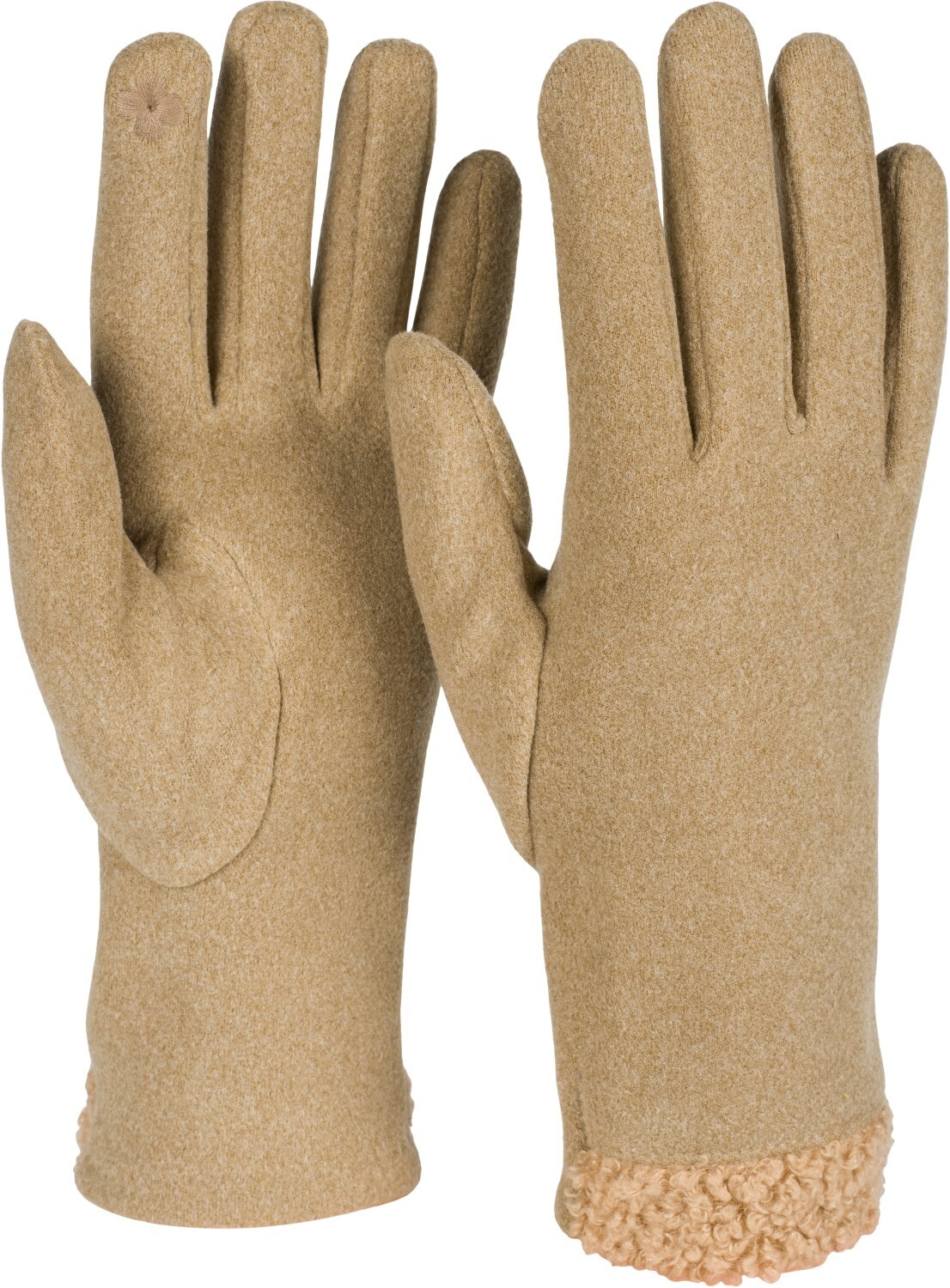 styleBREAKER Fleecehandschuhe "Touchscreen Handschuhe Teddyfell" 1 Stk.