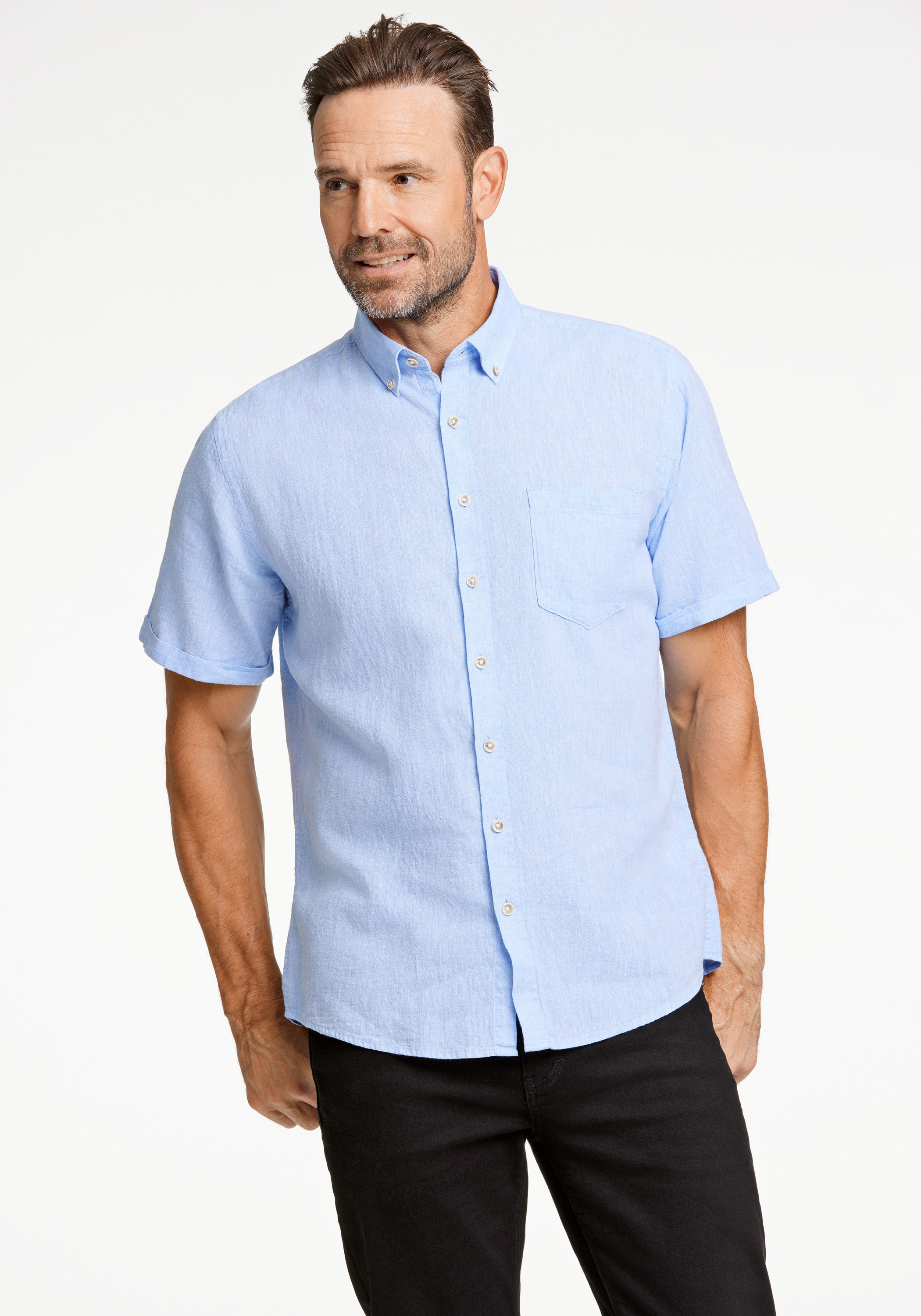JACK’S "Leinenhemd (Kurzarm) Regular Fit"