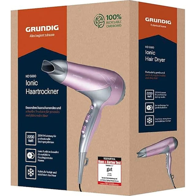 Grundig Haartrockner »HD 5680«, 2200 W, Glamstylers 2.0 online kaufen | BAUR