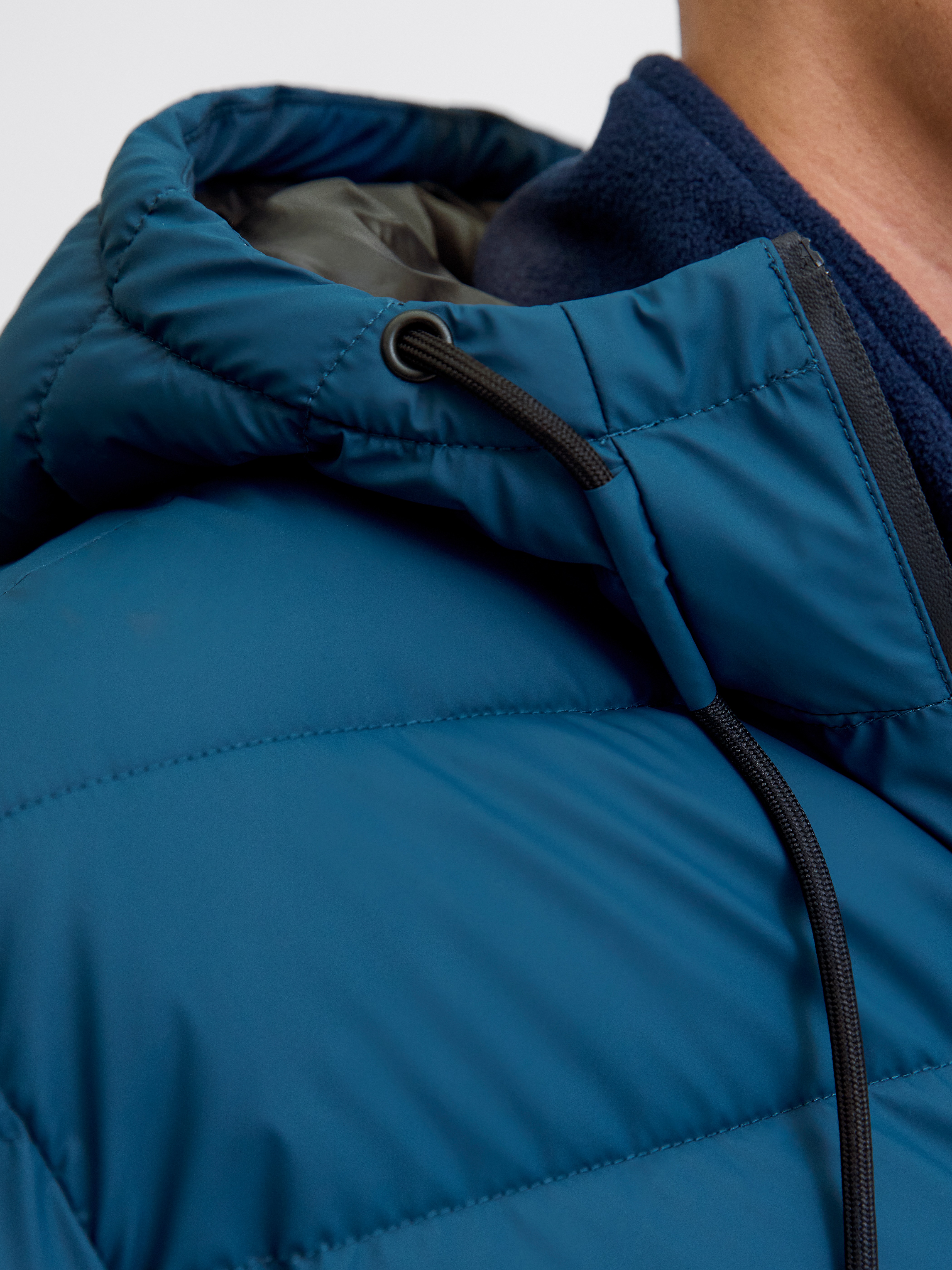 Thumbnail - Jack & Jones Steppjacke "JCOPOINT PU PUFFER JACKET BF" mit Kapuze