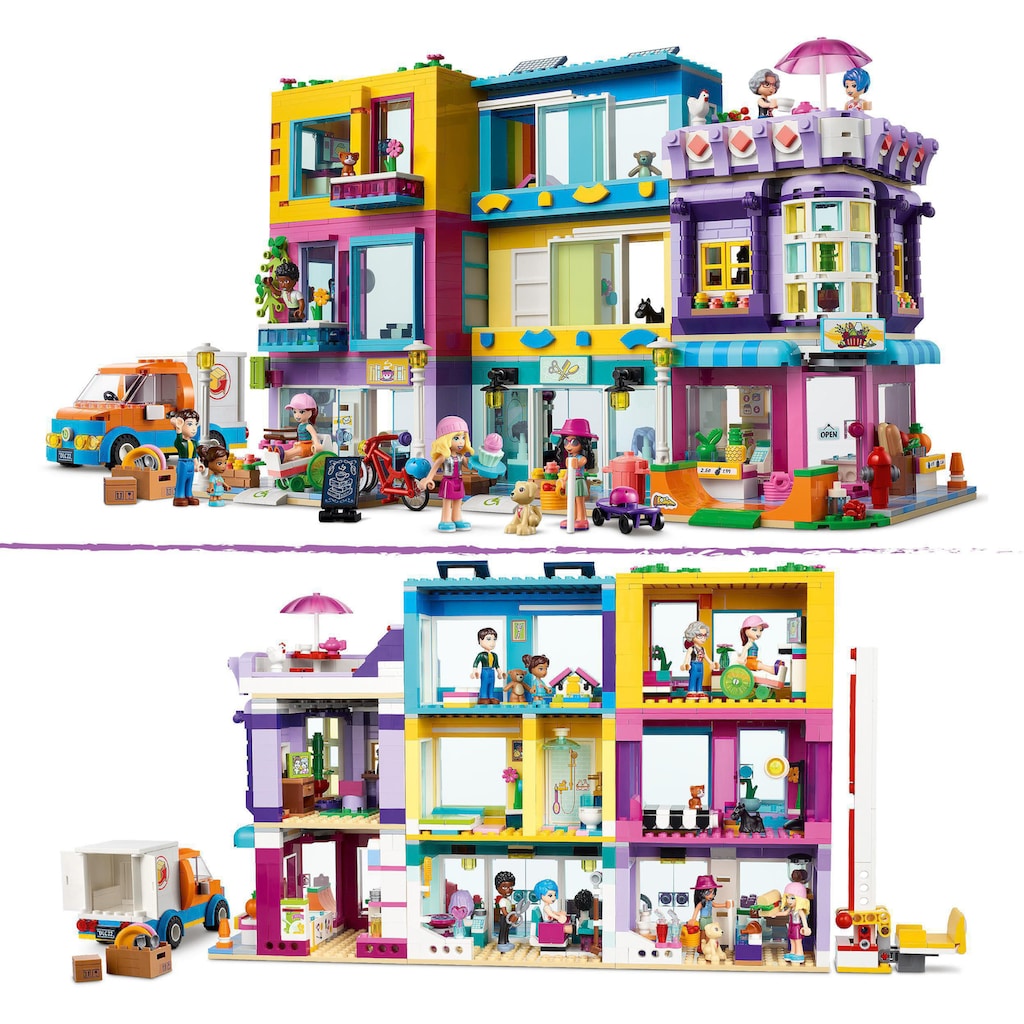 LEGO® Konstruktionsspielsteine »Wohnblock (41704), LEGO® Friends«, (1682 St.)