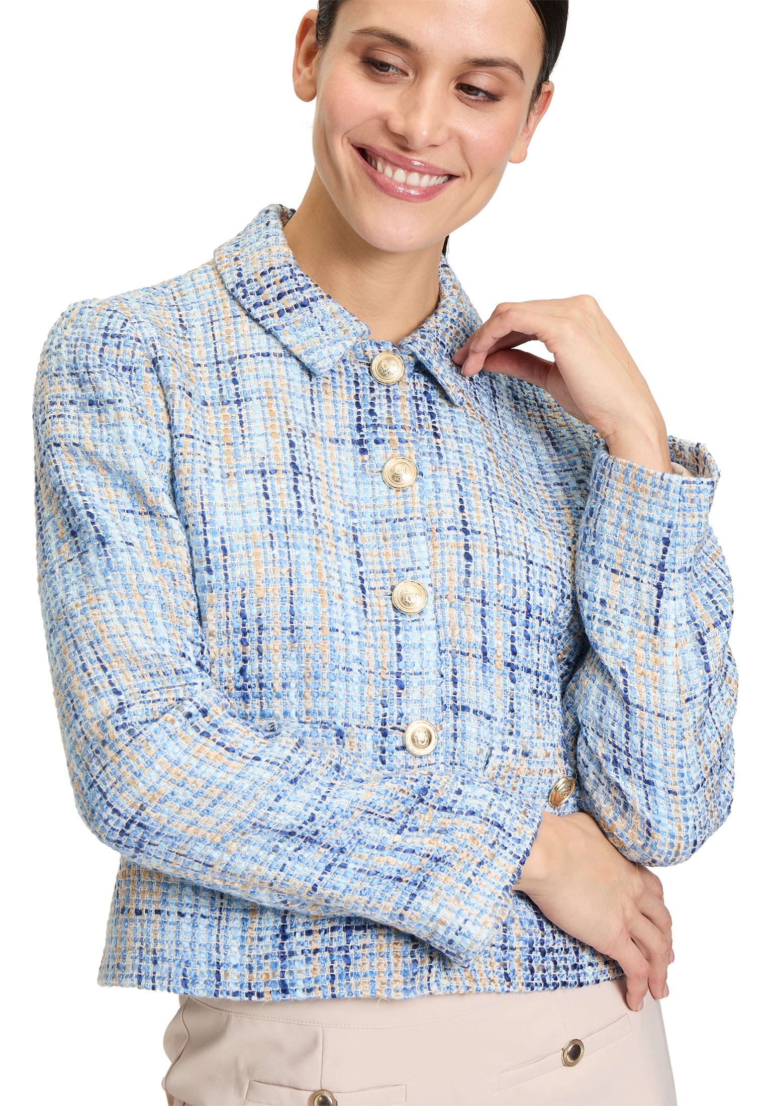 Betty Barclay Jackenblazer »Betty Barclay Damen Blazer-Jacke langarm«, Material