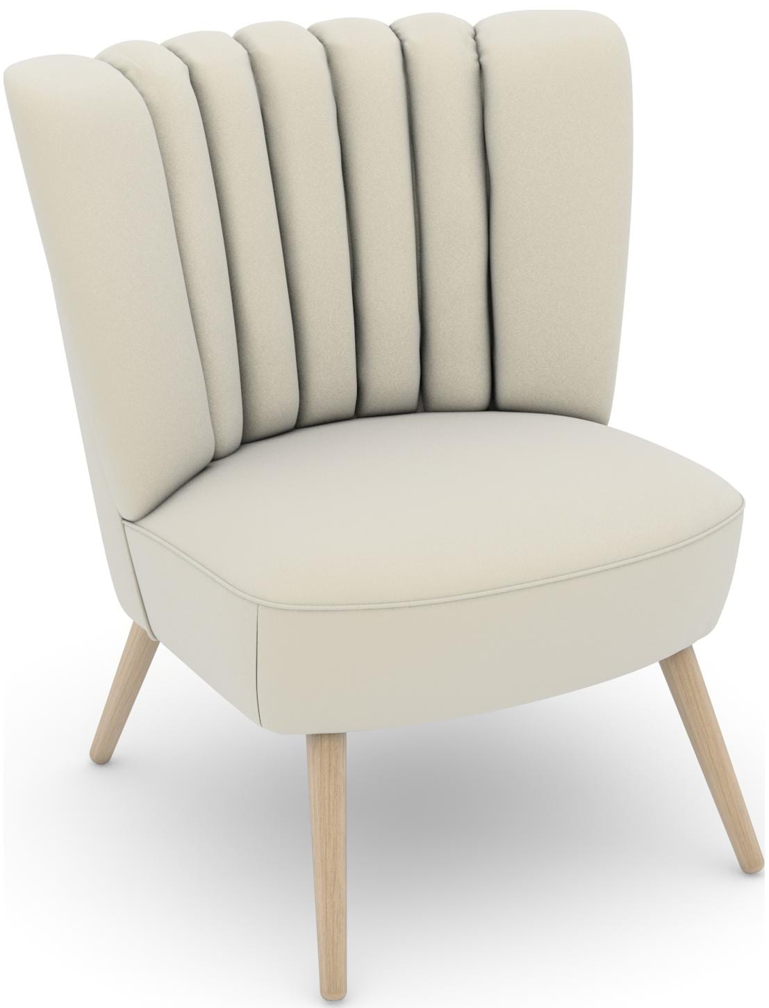 Max Winzer Sessel "build-a-chair Aspen, Loungesessel mit Samtvelours Bezug,", im Retrolook, zum Selbstgestalten