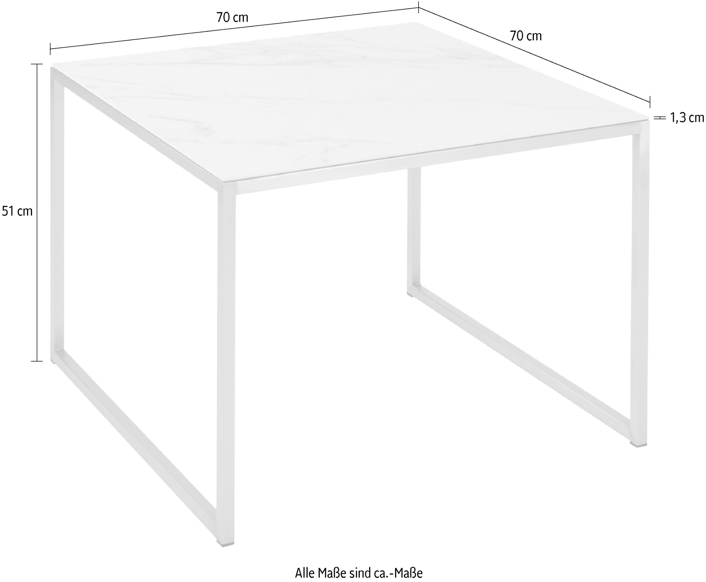 Henke Möbel Couchtisch, Tischplatte | bestellen Keramik BAUR aus hochwertiger