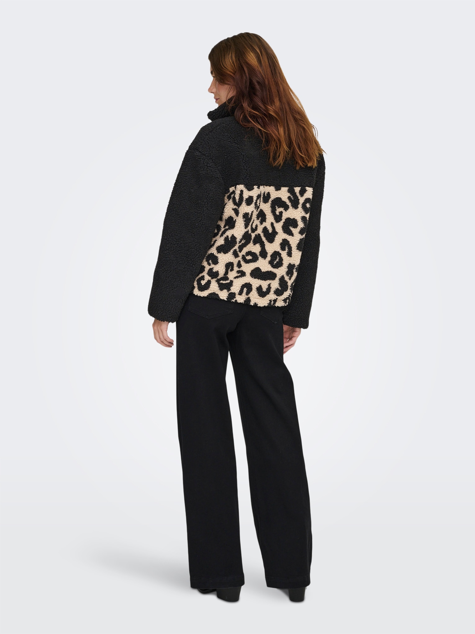 ONLY Plüschjacke »ONLELAINE TEDDY LEO JACKET CS OTW«