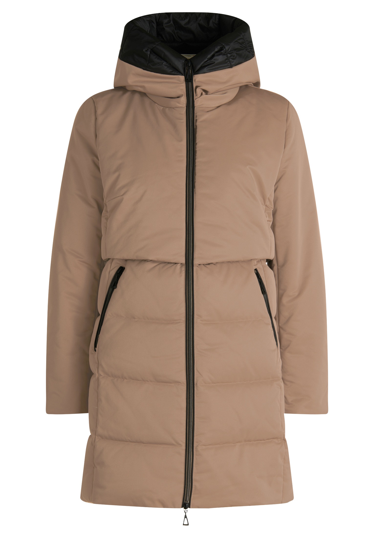 Amber & June Winterjacke "Amber & June Damen Wintermantel mit Kapuze", mit günstig online kaufen