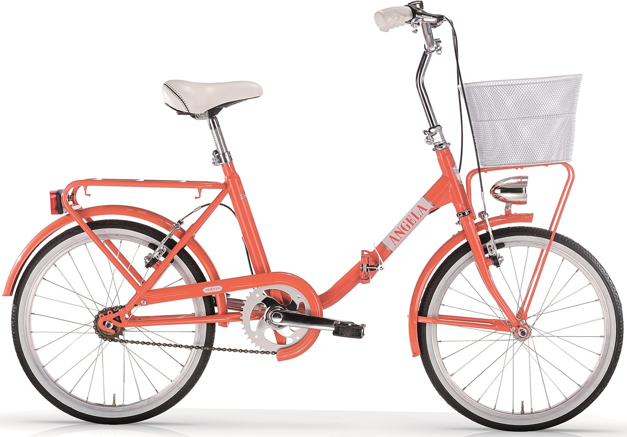 MBM Faltrad "New Angela", 40cm, 20 Zoll (50,80cm), orange, Fahrräder, für Damen und Herren, Kettenschaltung