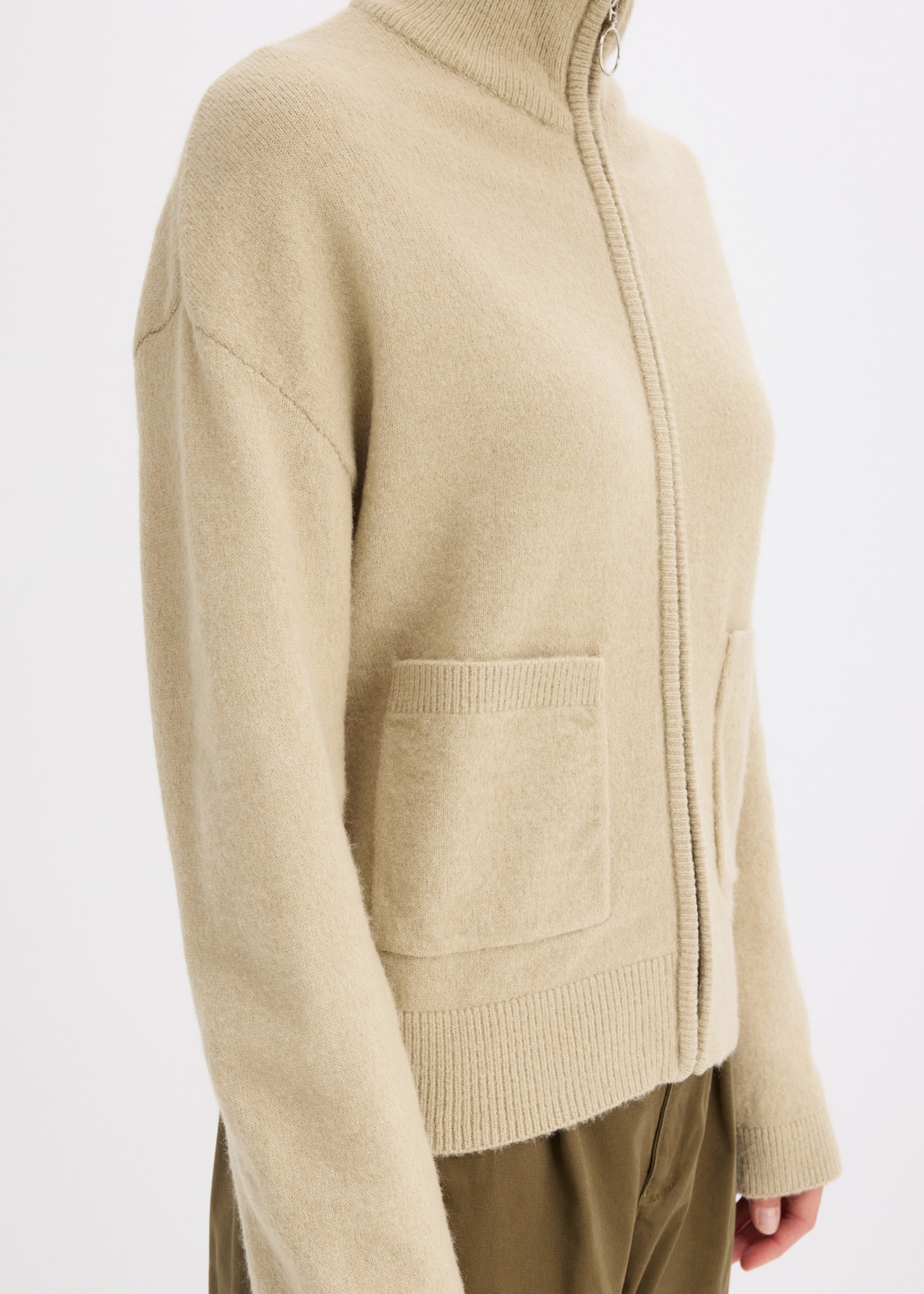 bonprix Strickjacke mit Feinstrick, Oversize-Passform, im Casual-Stil