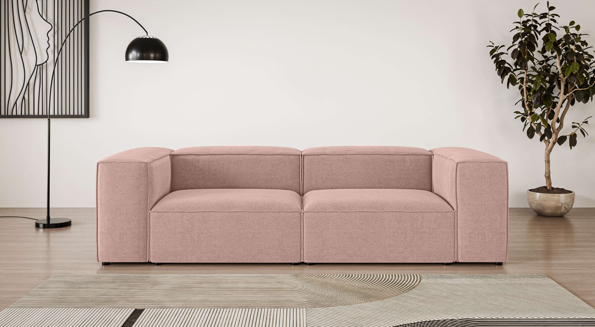 OTTO home Big-Sofa "HAILY Modularsofa, Verlässliche Qualität, Sitztiefe 70 cm" als Modul oder separat verwendbar, für individuelle Zusammenstellung
