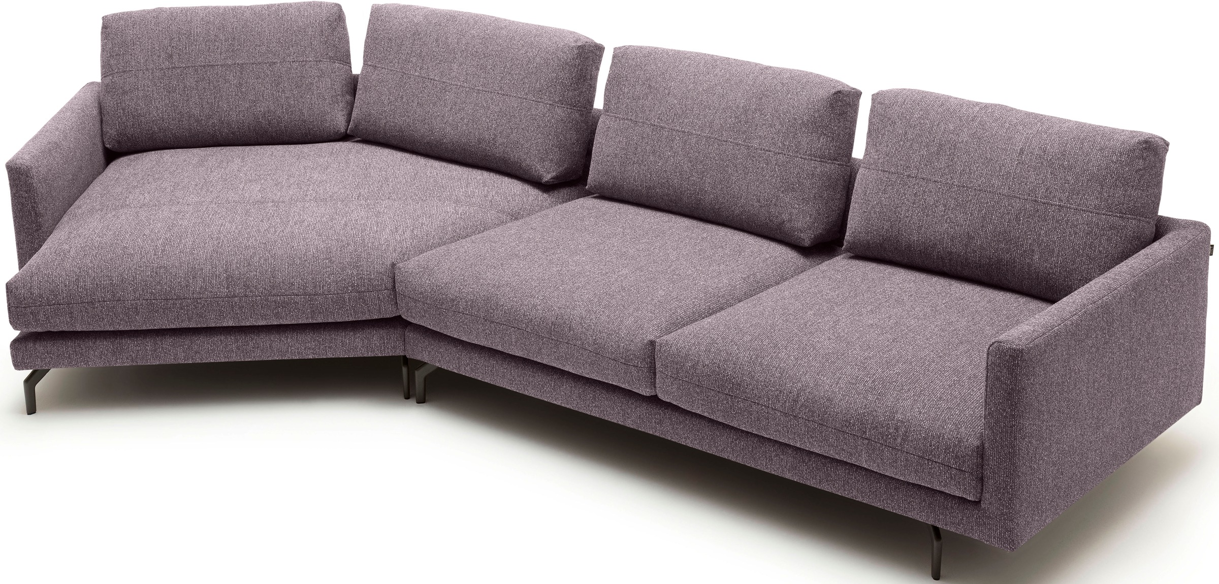 Creation BY ROLF BENZ Wohnlandschaft »CR.414 mit Kuschelecke für Wohlfühlkomfort« Wahlweise aus Leder oder Chenille