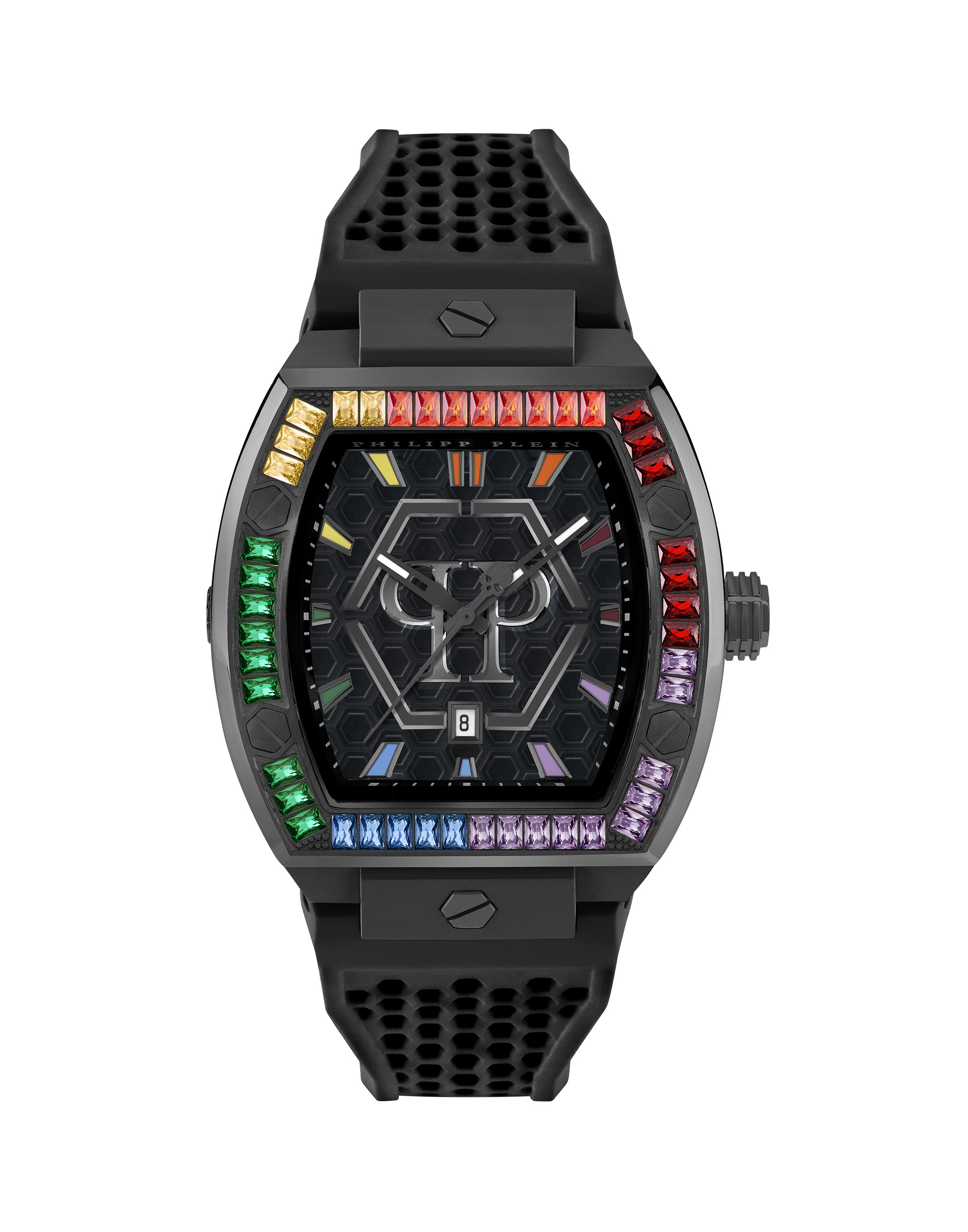 PHILIPP PLEIN Herren Luxusuhr "Hexagon", bunt, Armbanduhren
