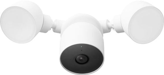 Google Überwachungskamera »Nest Cam mit Flutlicht – Außen, mit Kabel«, Außenbereich, (1)