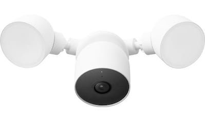 Überwachungskamera »Nest Cam mit Flutlicht – Außen, mit Kabel«, Außenbereich, (1)