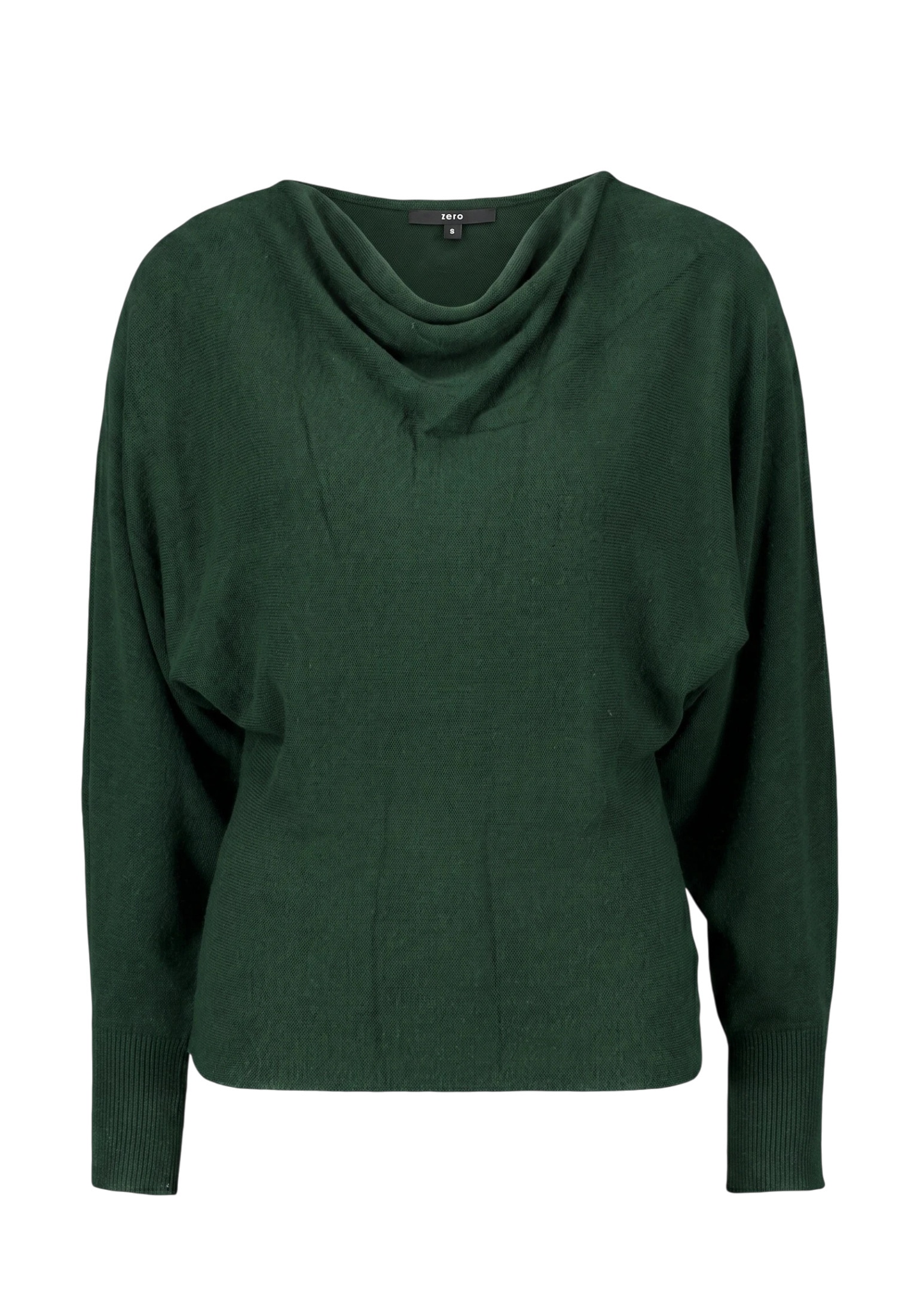 Zero Strickpullover »Damen mit Fledermausärmeln« 1 drapiert / gerafft