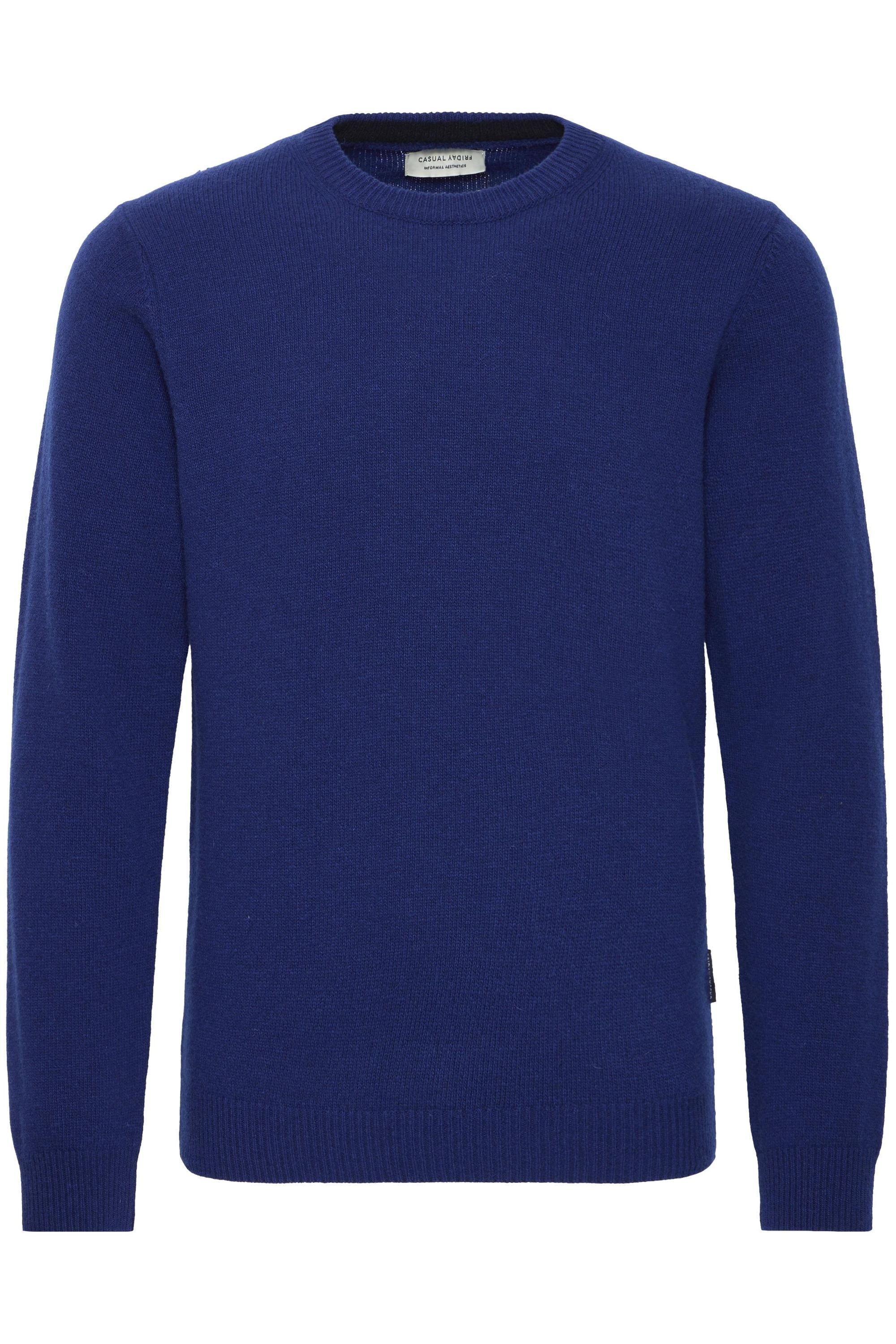 Casual Friday Strickfleece-Pullover "Strickpullover CFKarl" günstig online kaufen