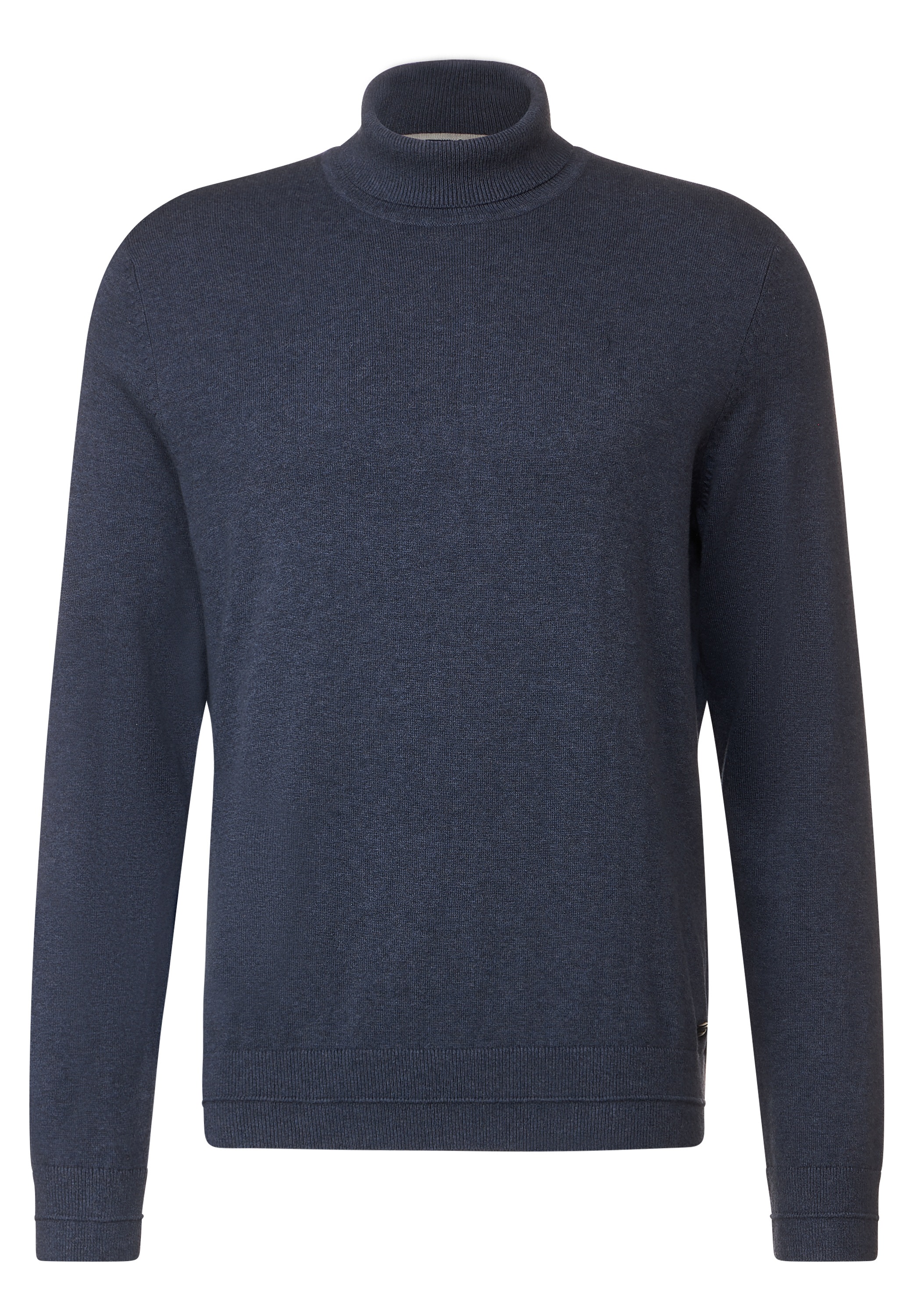 STREET ONE MEN Stehkragenpullover, in Melange Optik