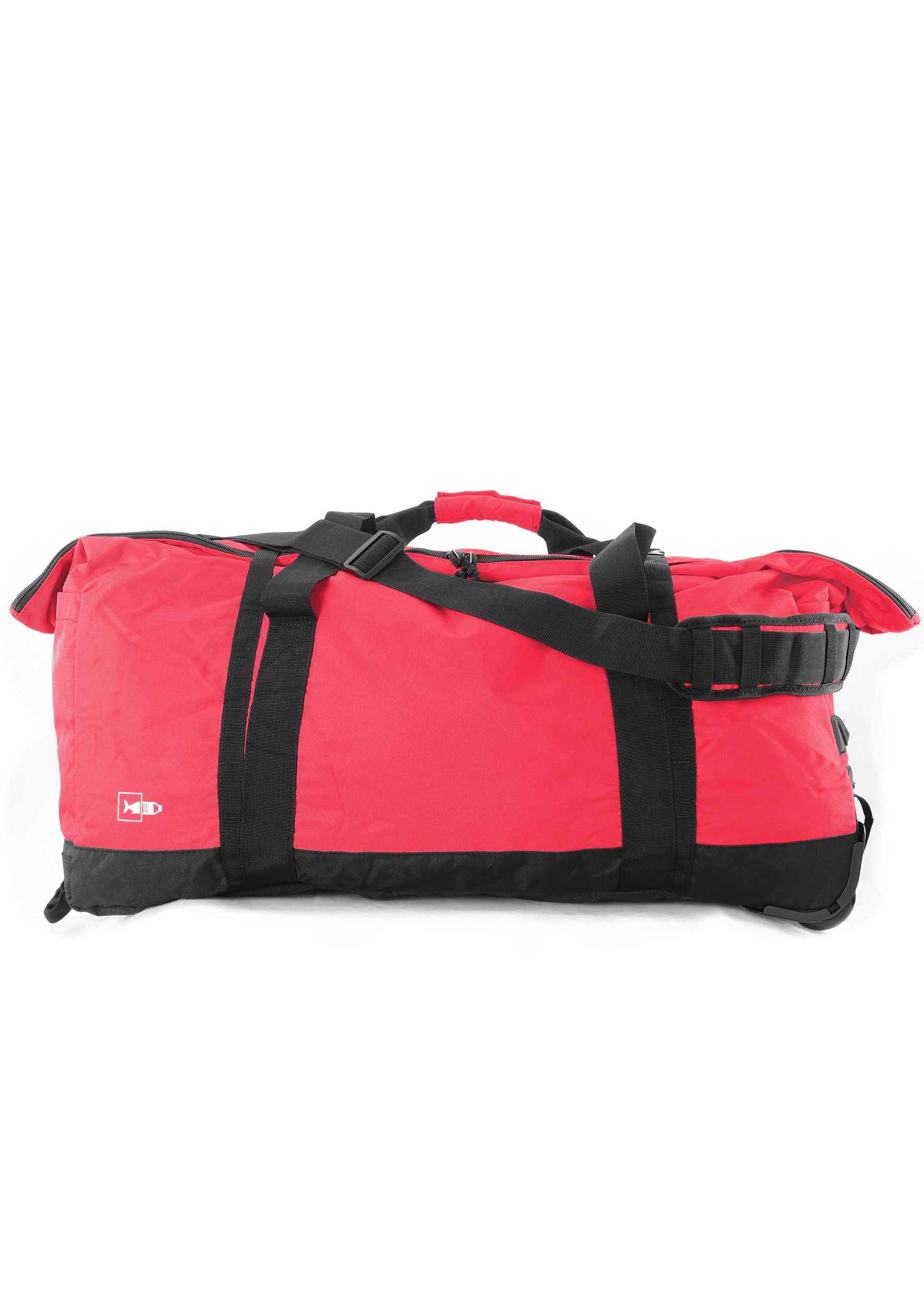 Umhängetasche NATIONAL GEOGRAPHIC "Pathway", Damen, Gr. B/H/T: 37cm x 76cm, rot, Kunstfaser, Taschen Umhängetasche, aus recyceltem Polyester 3