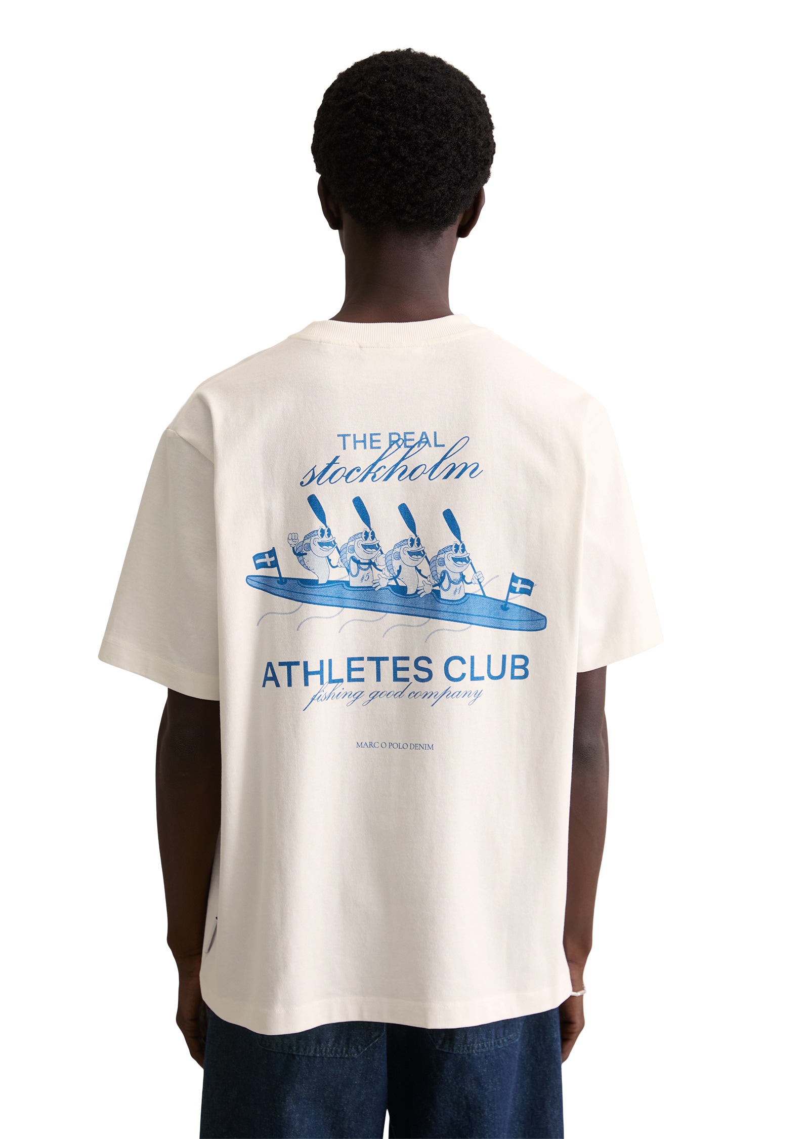 Marc O'Polo DENIM T-Shirt »mit Print auf Vorder- und Rückseite«