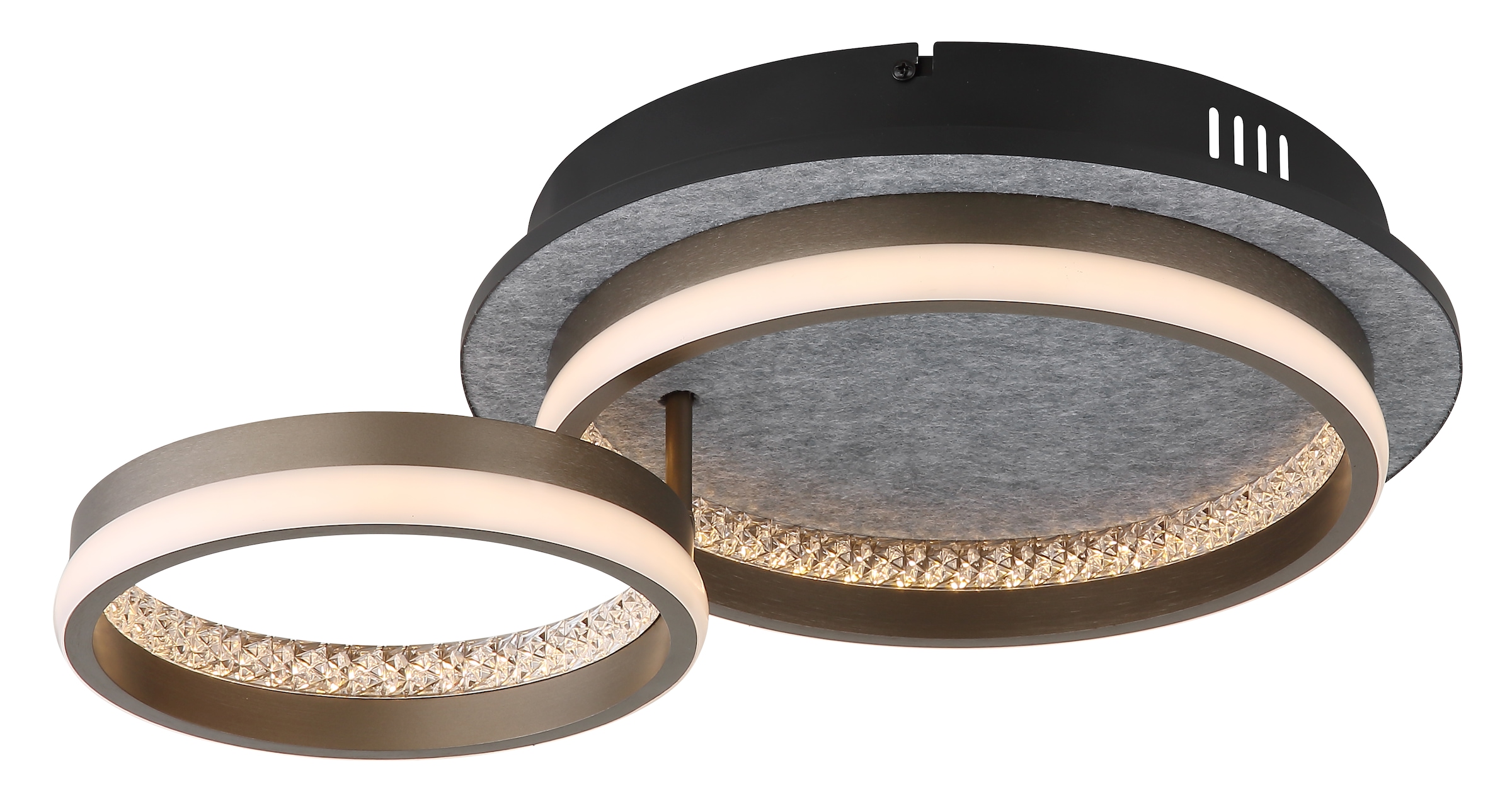 GLOBO LIGHTING Deckenleuchte »DELLA« LED-Modul 1 Stk. LED Deckenleuchte Wohn- & Schlafzimmer Kristall