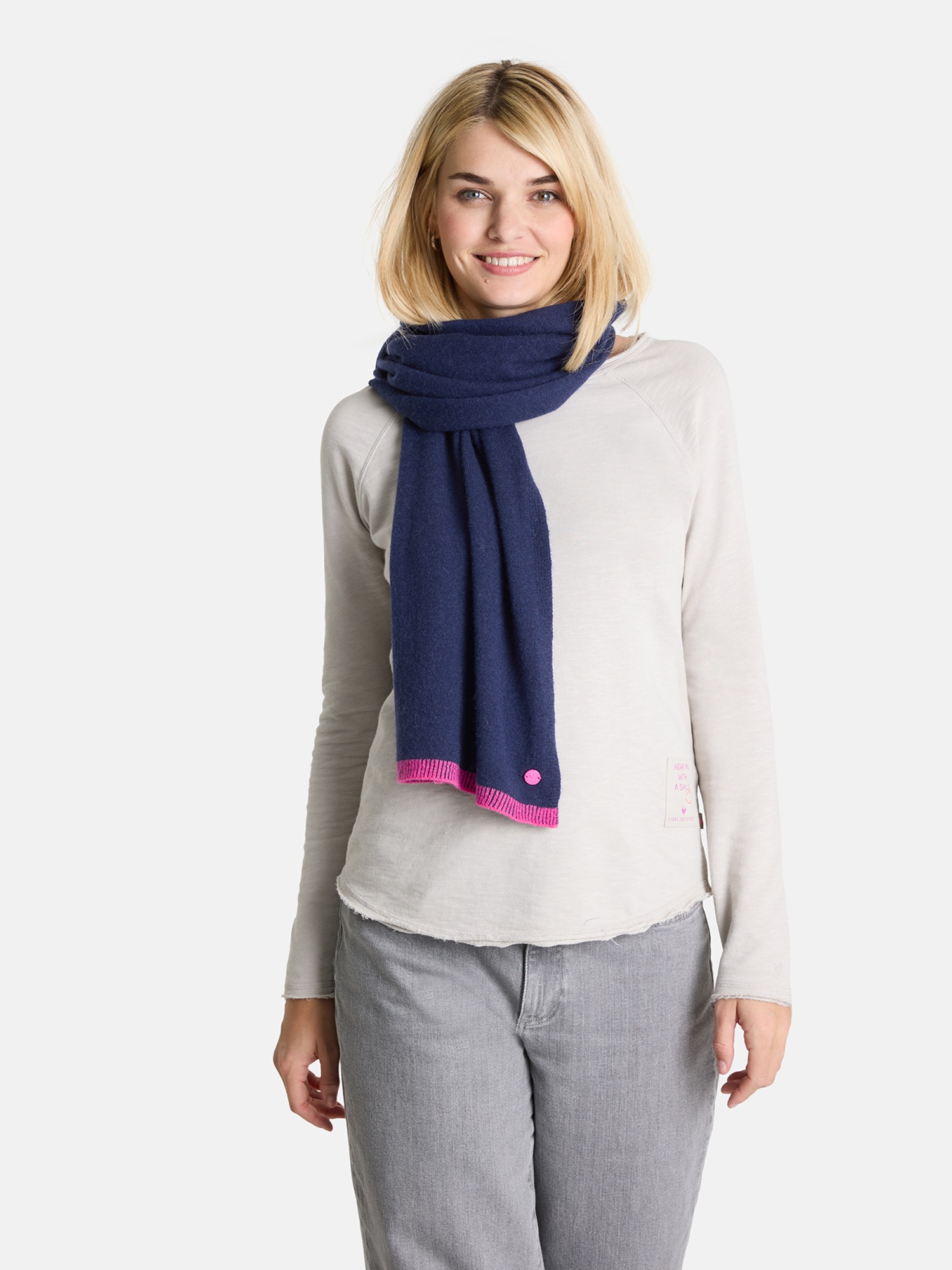 Lieblingsstück Schal »Damen-Strickschal« aus Wolle und Kaschmir