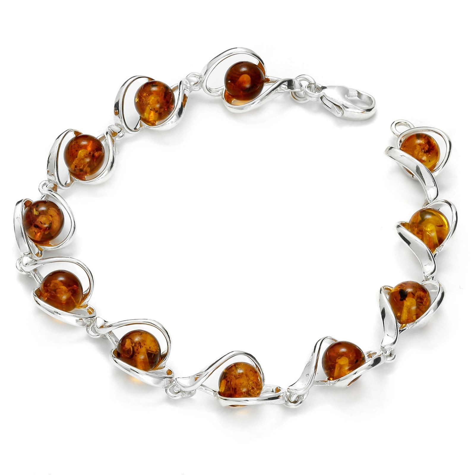 "Armband OSTSEE-SCHMUCK ""Ostsee-Schmuck Armband Isabella Armband Isabella"", silber, Armbänder, Damen, 19cm, Silber 925 (Sterlingsilber), Armband"
