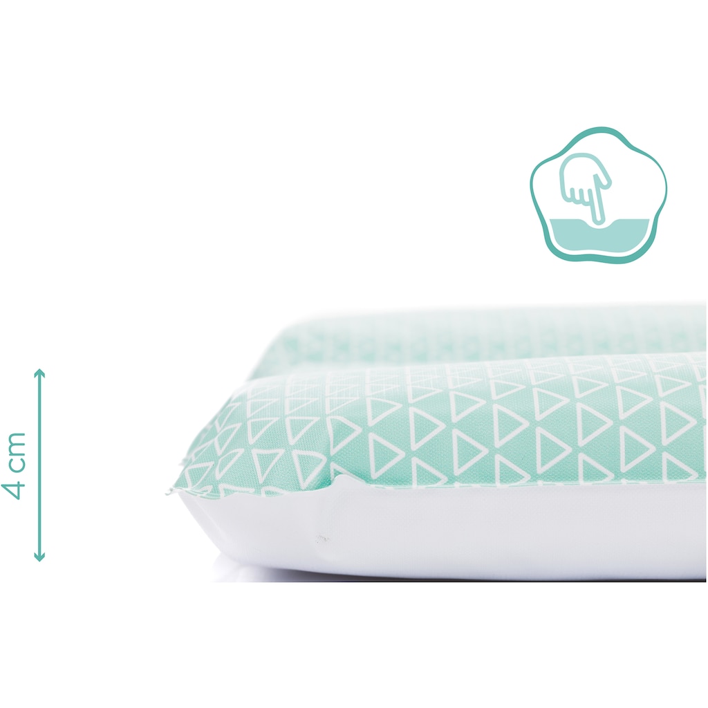 Fillikid Wickelauflage »Softy, Mint Triangle«, (1 tlg.)