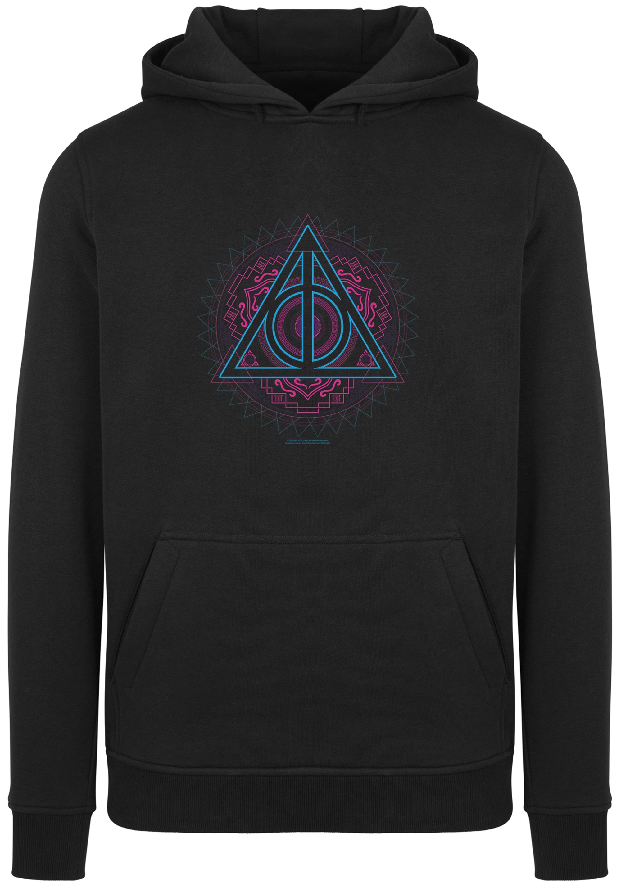 F4NT4STIC Kapuzenpullover »Harry Potter Neon Heiligtümer des Todes«, Print