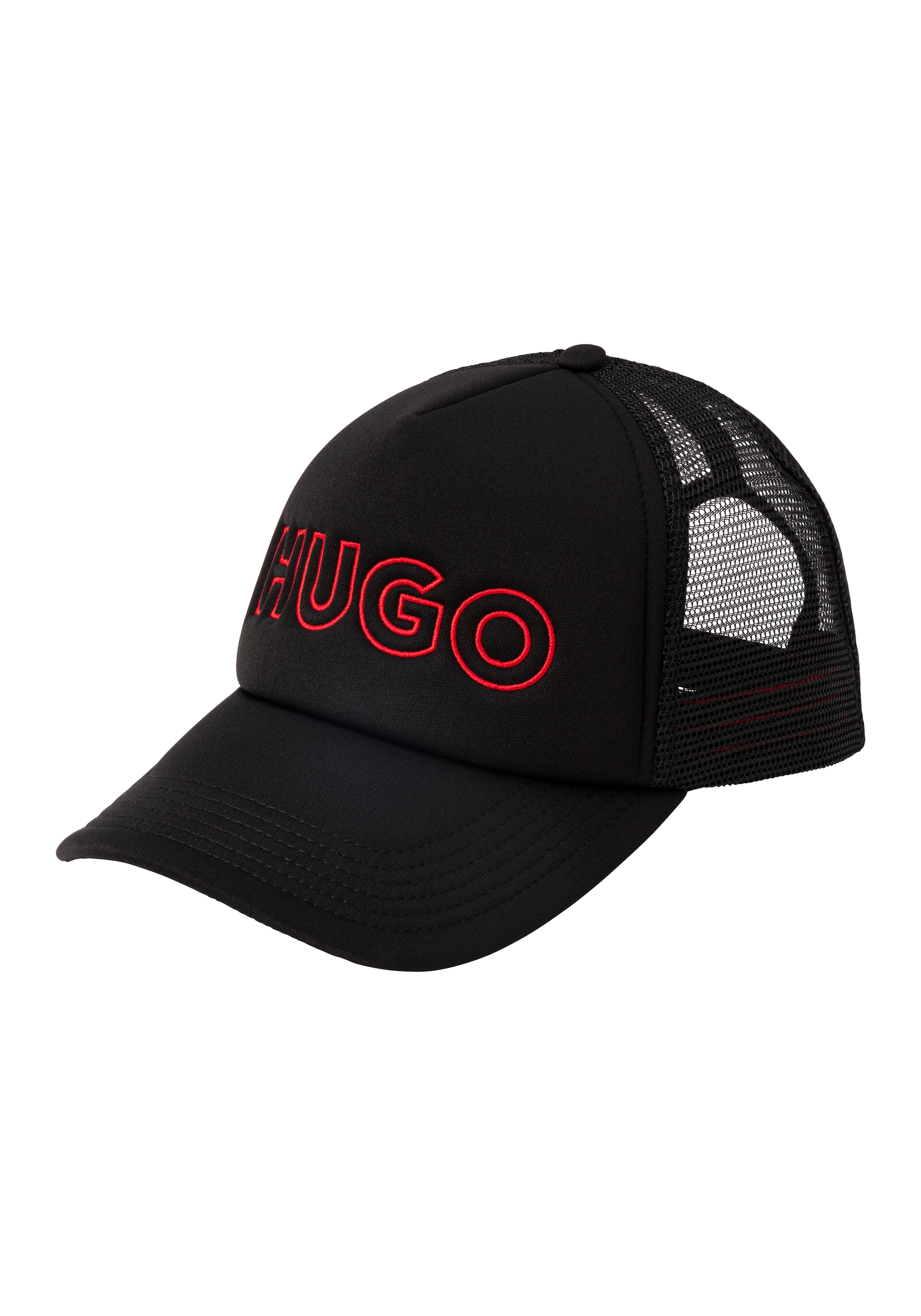 HUGO Baseball Cap »Lacey«, Logostickerei Rechnung mit kontrastfarbener kaufen BAUR auf 