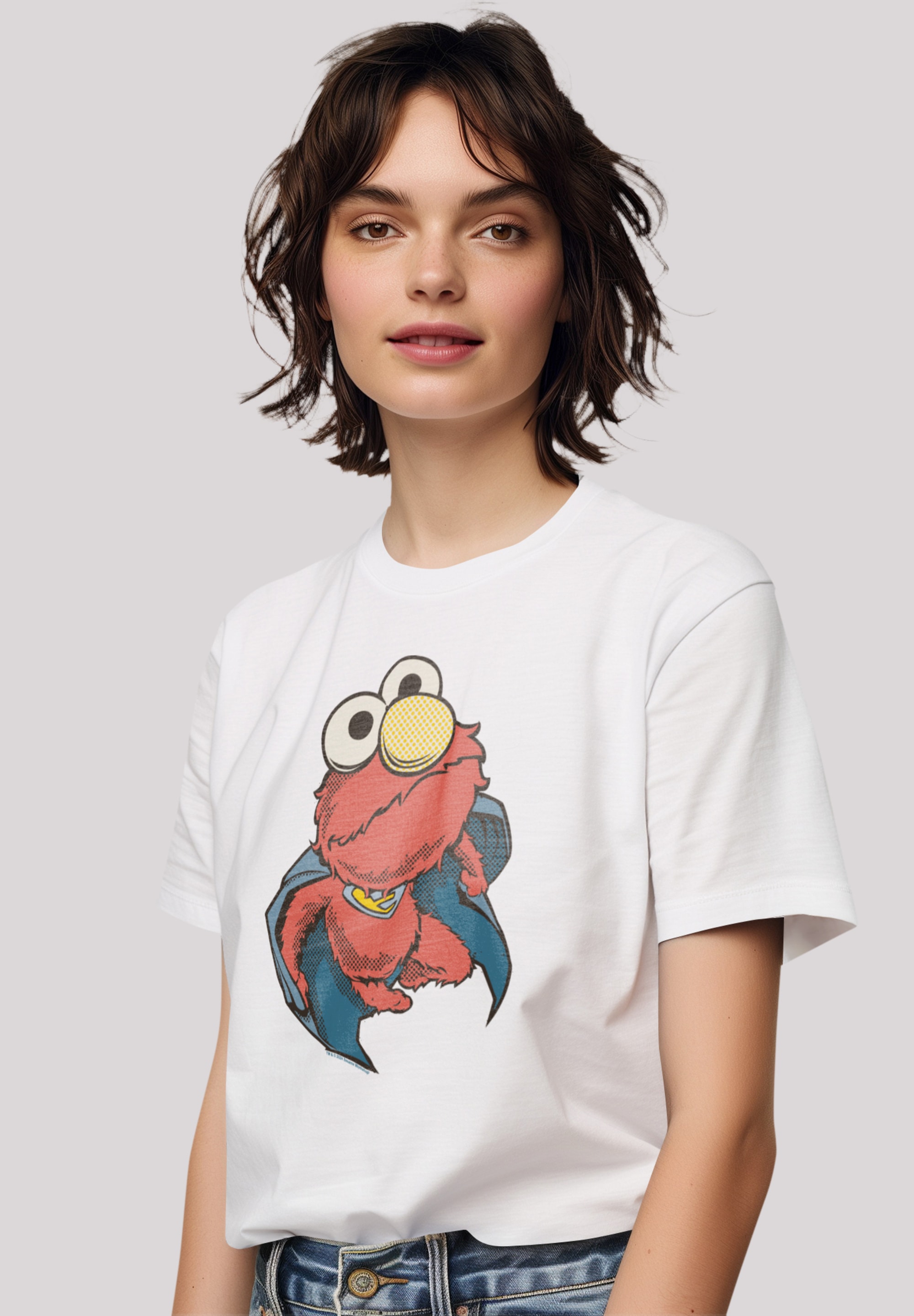 F4NT4STIC T-Shirt "Sesamstraße Elmo Superhero", Premium Qualität günstig online kaufen