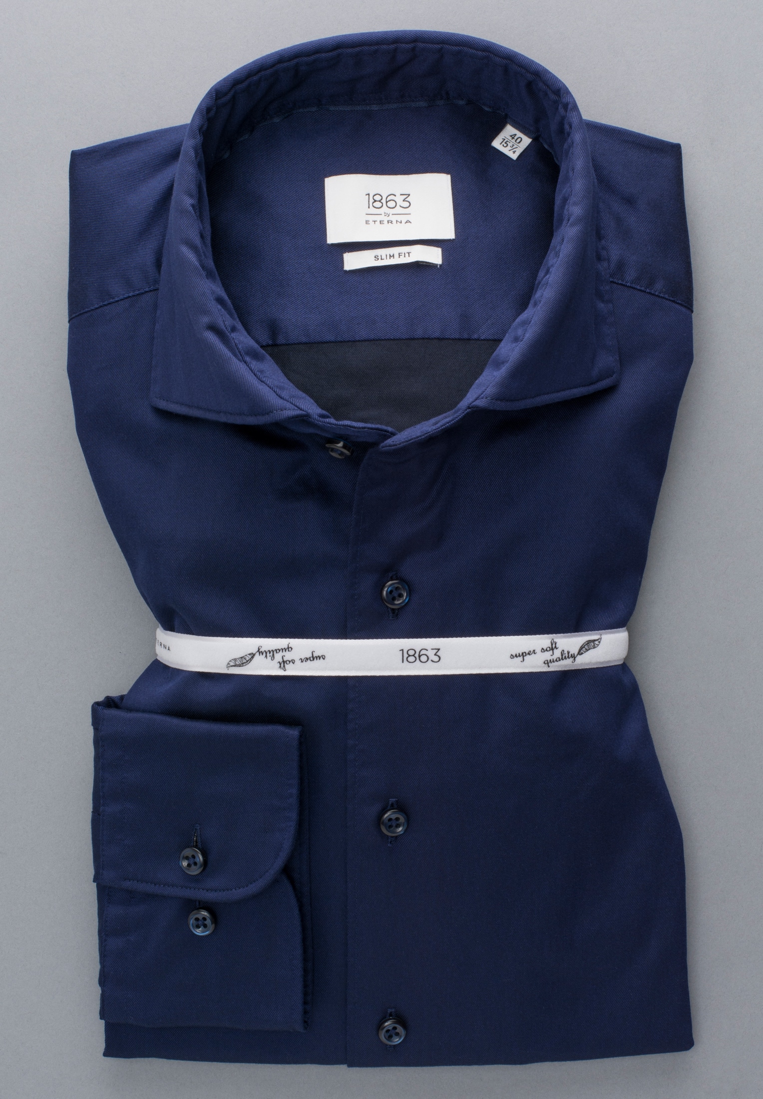 Eterna Langarmhemd »SLIM FIT«, EASY IRON (bügelleicht)