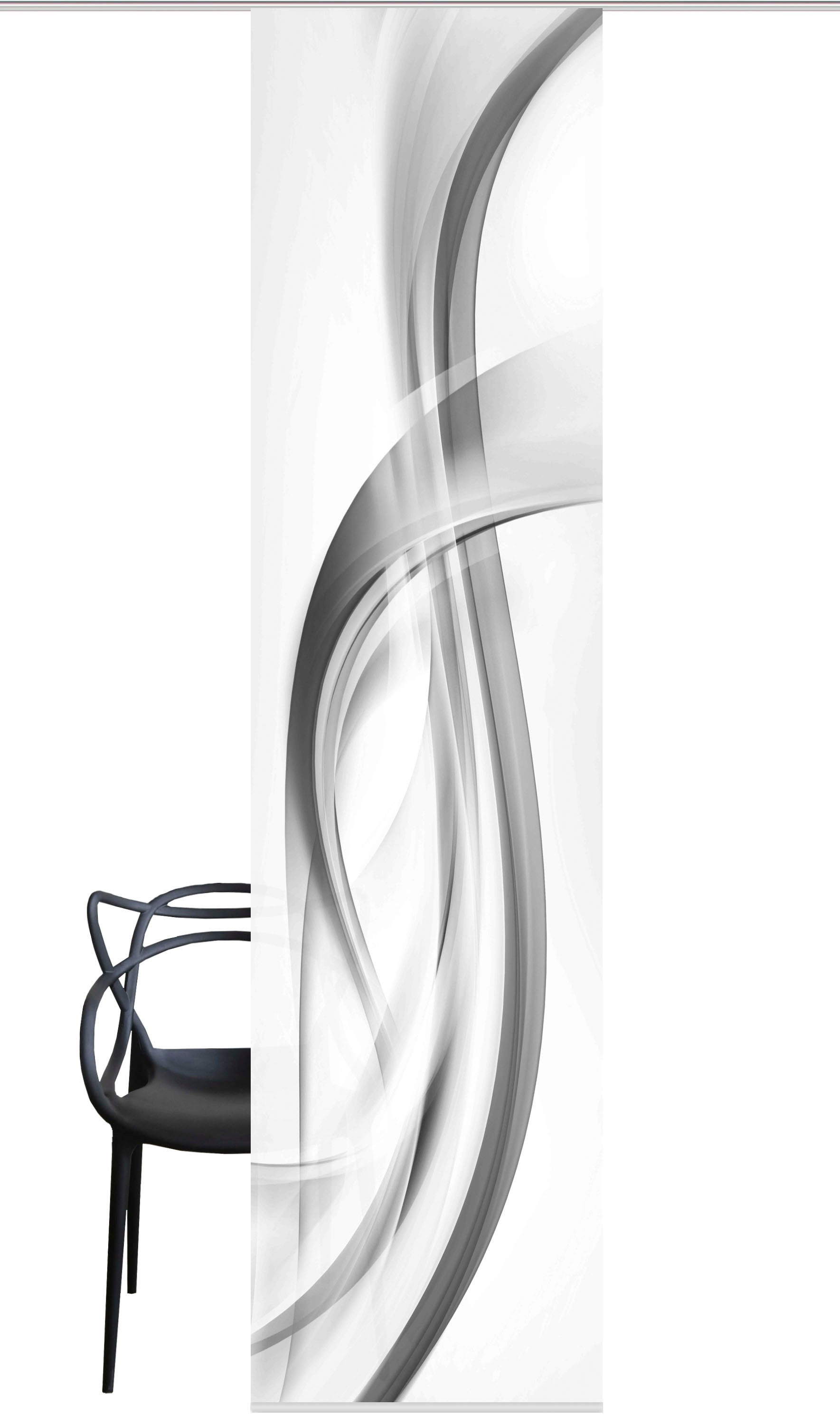 Thumbnail - HOME WOHNIDEEN Schiebegardine "FALA" Paneelwagen 1 Stk. tlg. Schiebevorhang bedruckt