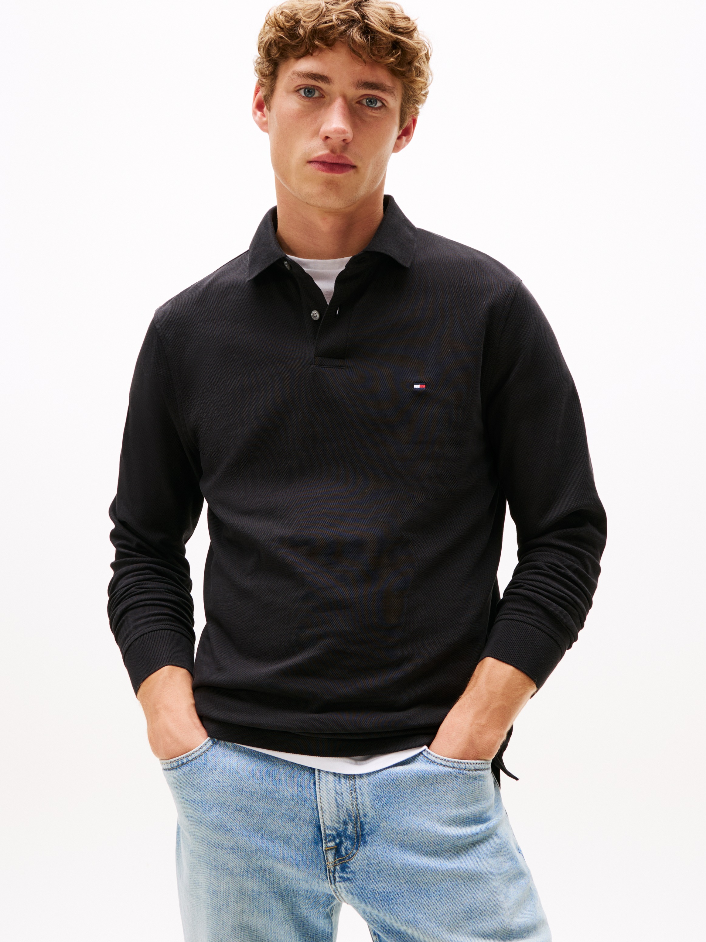 Tommy Hilfiger Langarm-Poloshirt »1985 REGULAR LS POLO«