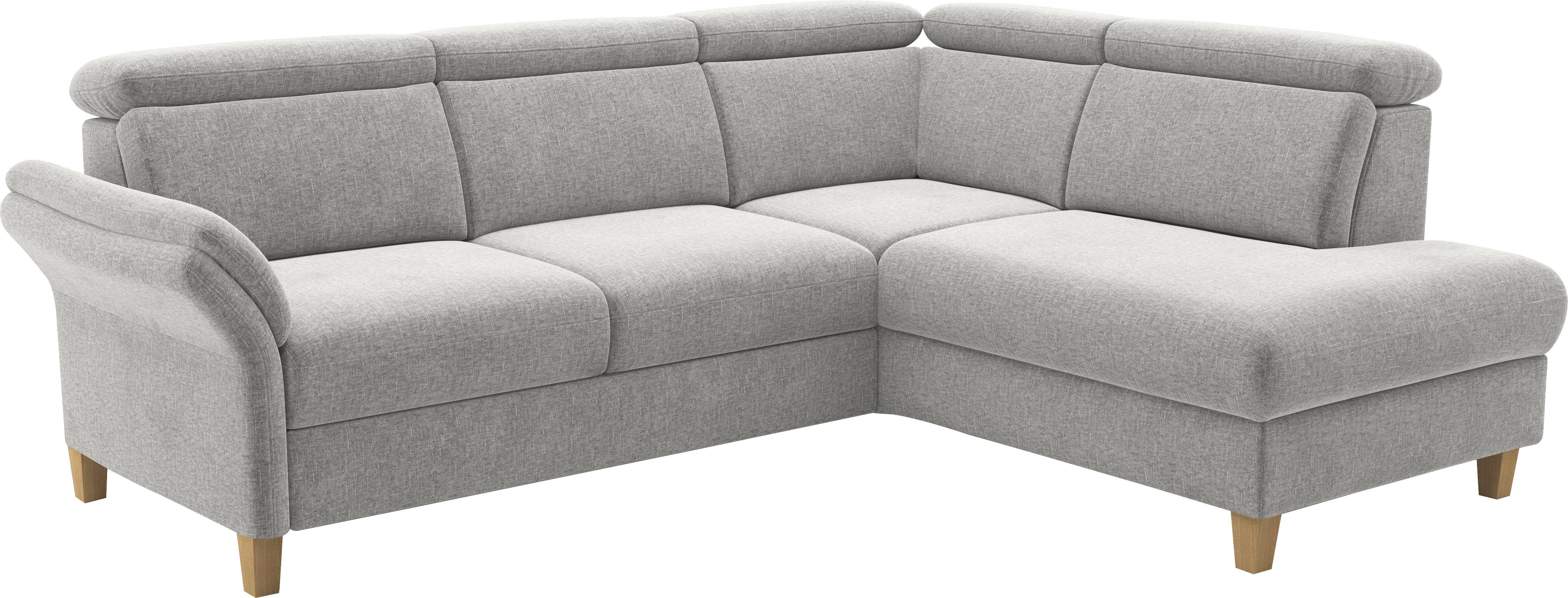 Thumbnail - Home affaire Ecksofa "Glendale, L-Form" inkl. Kopfteilverstellung, wahlweise mit Vorziehsitz und Bettkasten